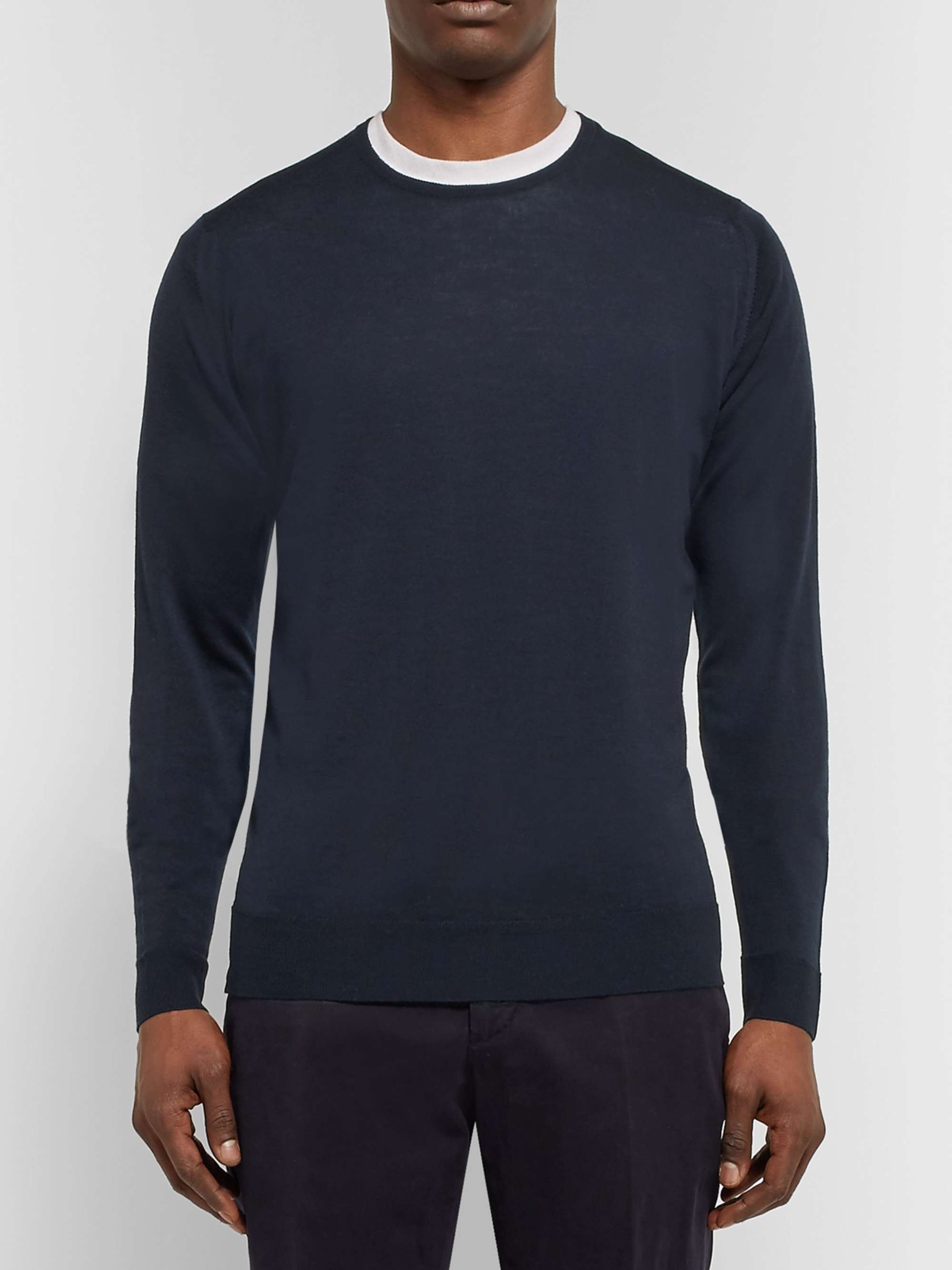 JOHN SMEDLEY Slim-Fit Merino Wool Sweater
