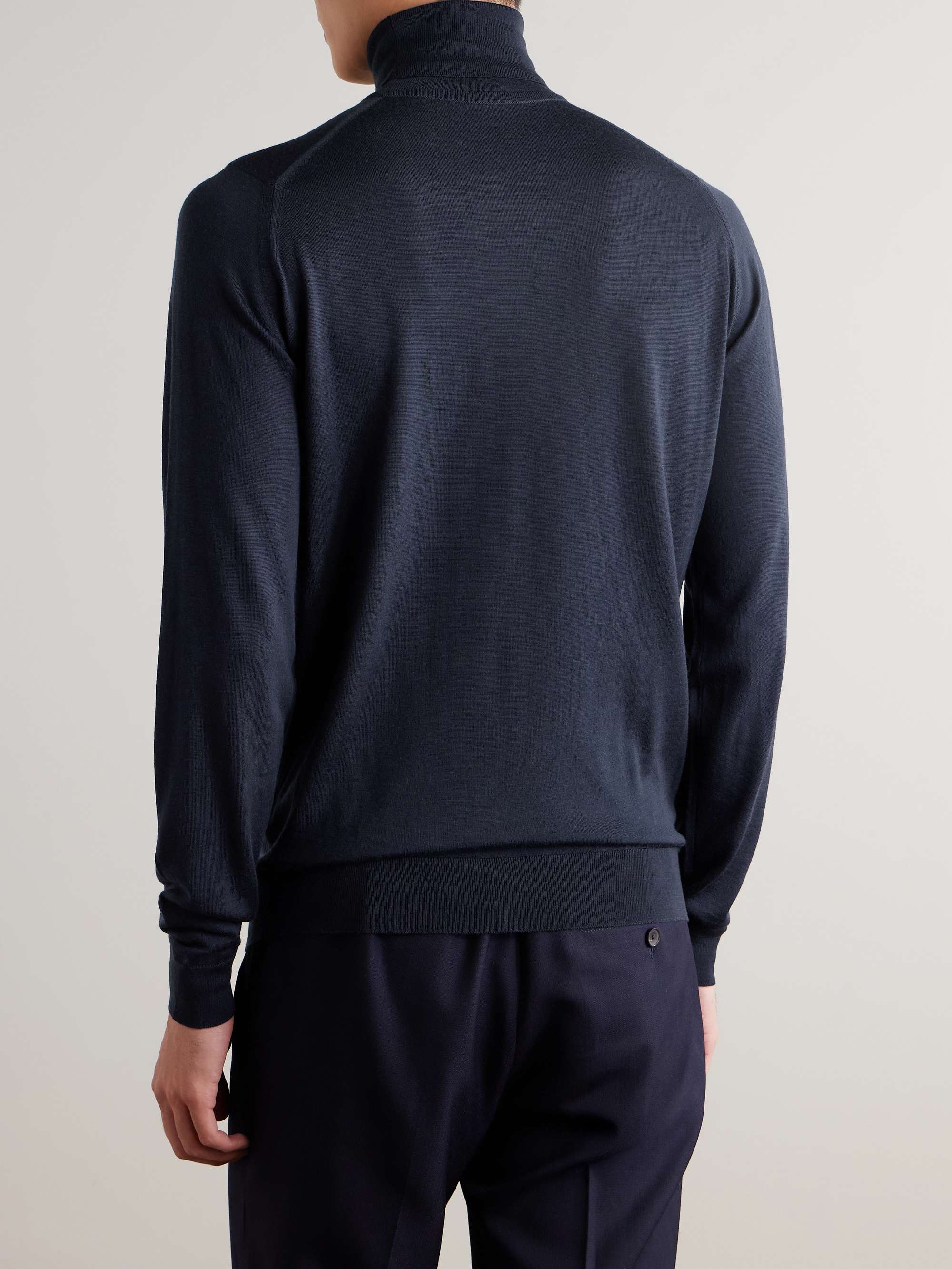 JOHN SMEDLEY Merino Wool Rollneck Sweater