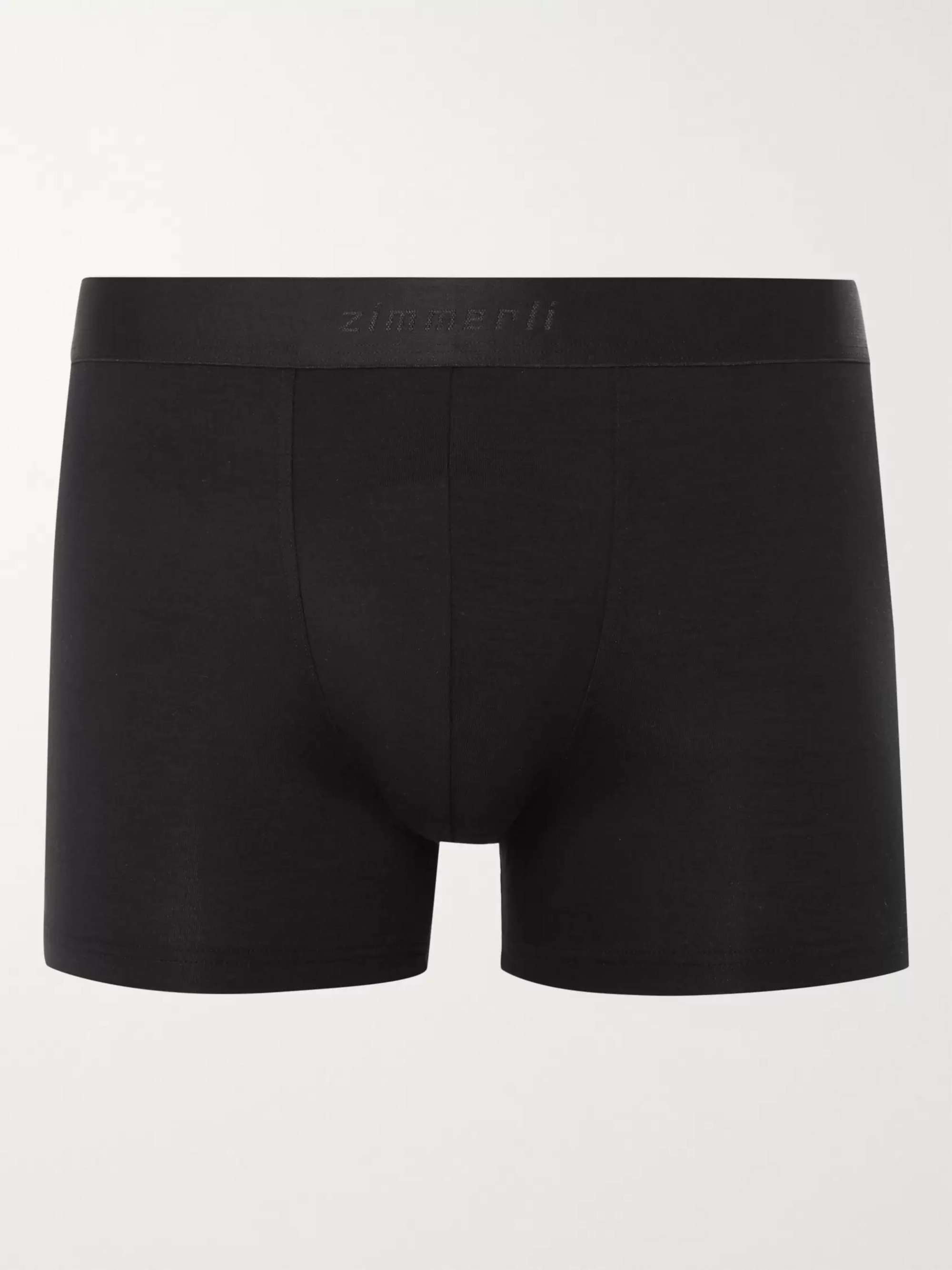 ZIMMERLI Pureness Stretch Micro Modal Boxer Briefs for Men