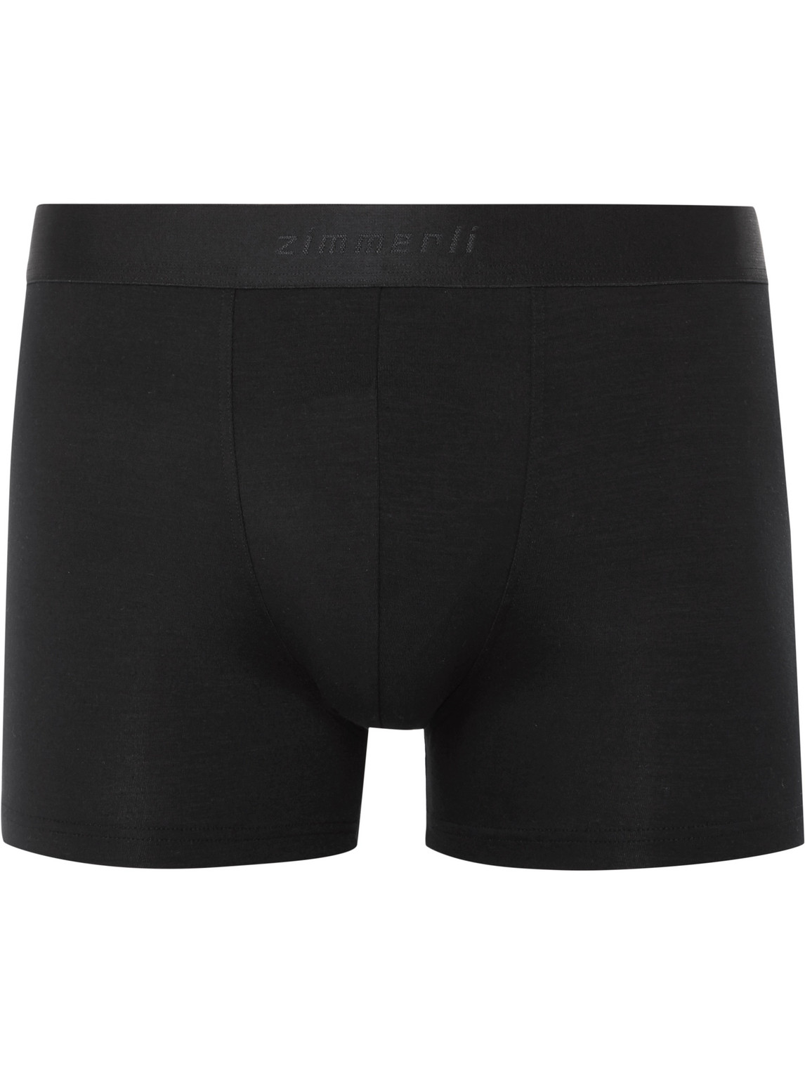 Zimmerli Pureness Stretch Micro Modal Boxer Briefs In Black