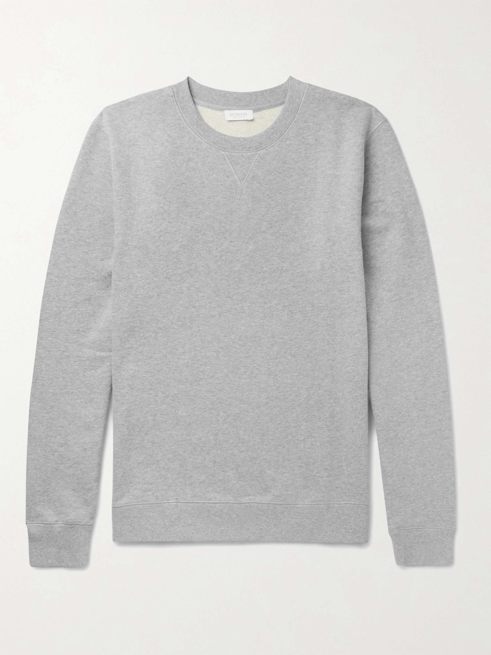 Brushed Loopback Cotton-Jersey Sweatshirt