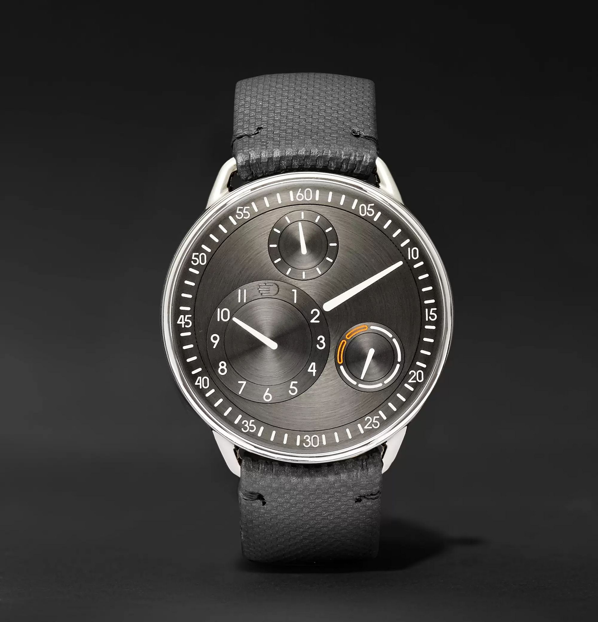 RESSENCE Type 1 Mechanical 42mm Titanium and Leather Watch, Ref. No. TYPE 1R