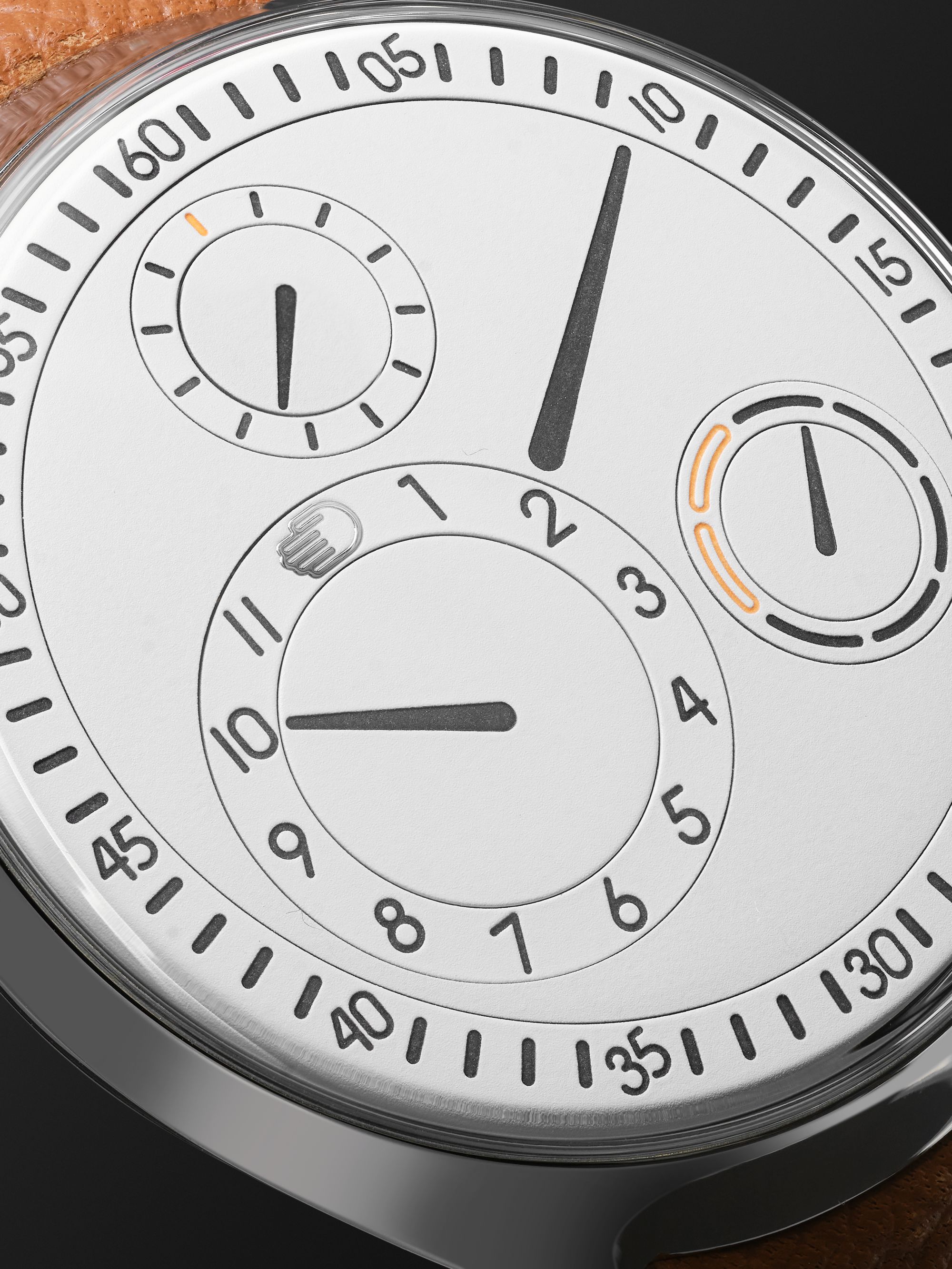 RESSENCE Type 1 Mechanical 42mm Titanium and Ostrich Watch,  Ref. No. TYPE 1W