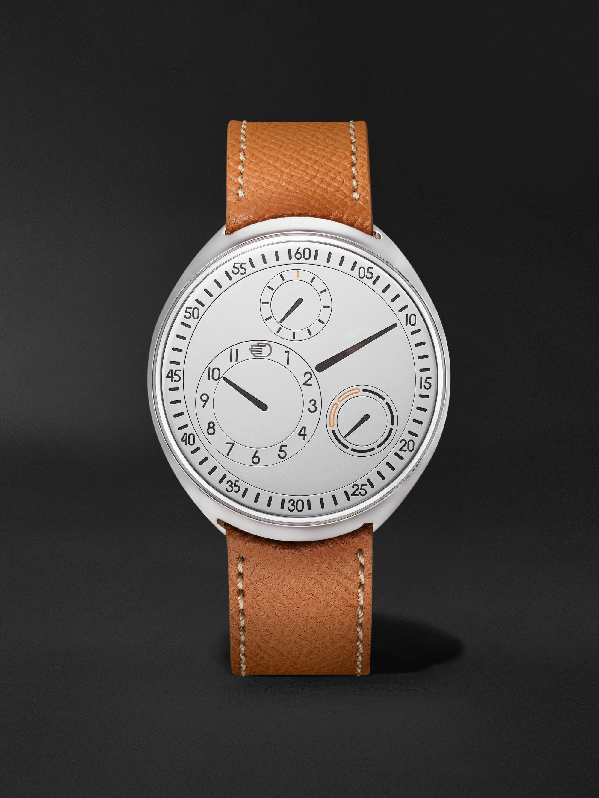 RESSENCE Type 1 Mechanical 42mm Titanium and Ostrich Watch,  Ref. No. TYPE 1W
