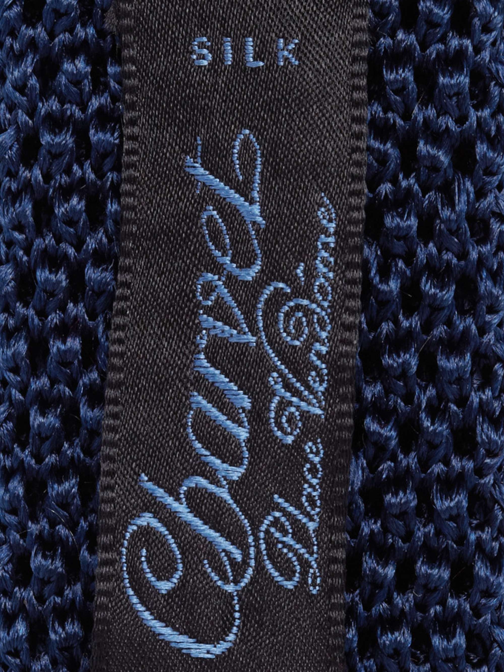 CHARVET Slim Knitted Silk Tie
