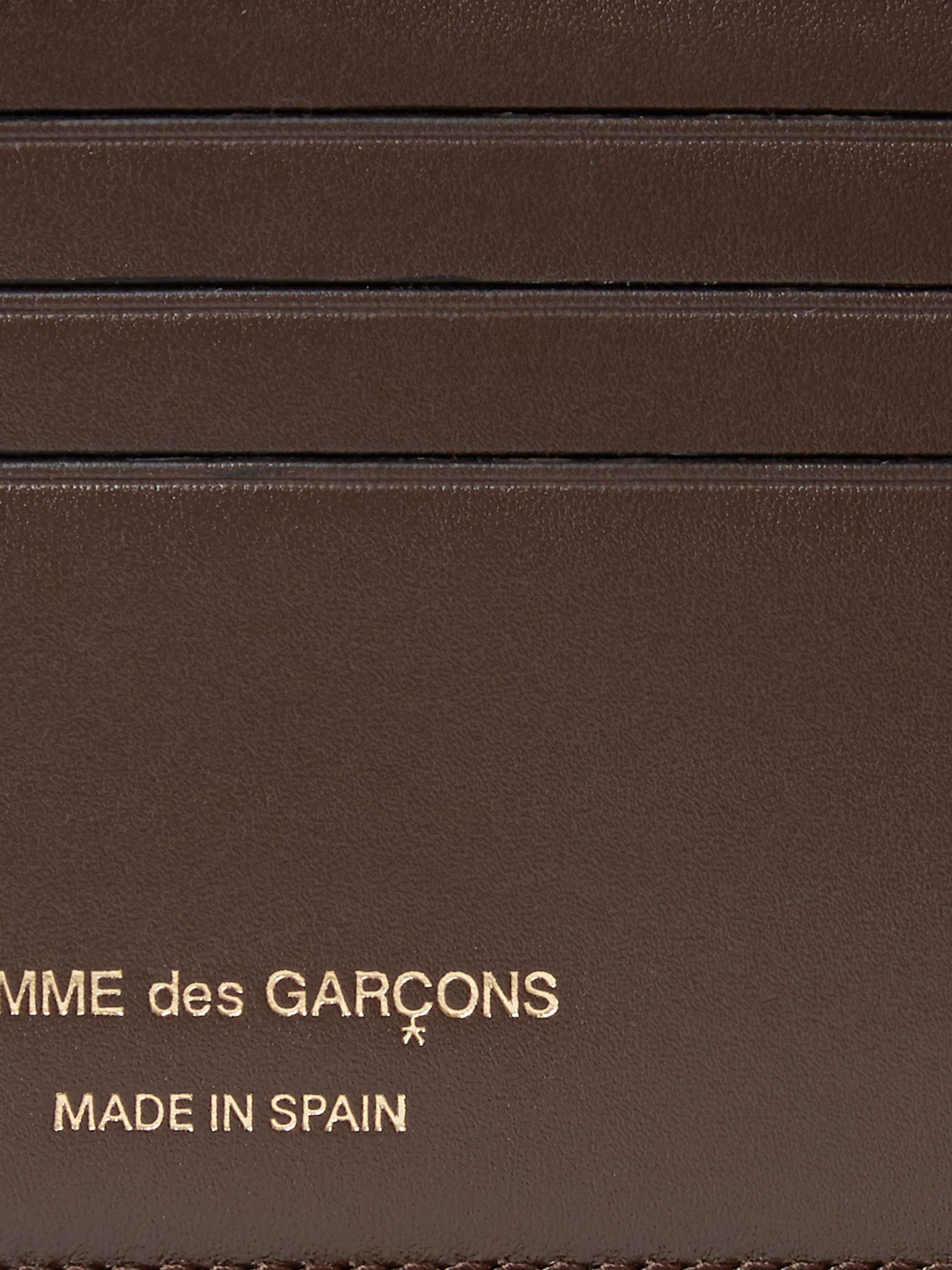 COMME DES GARÇONS Zip-Around Leather Wallet