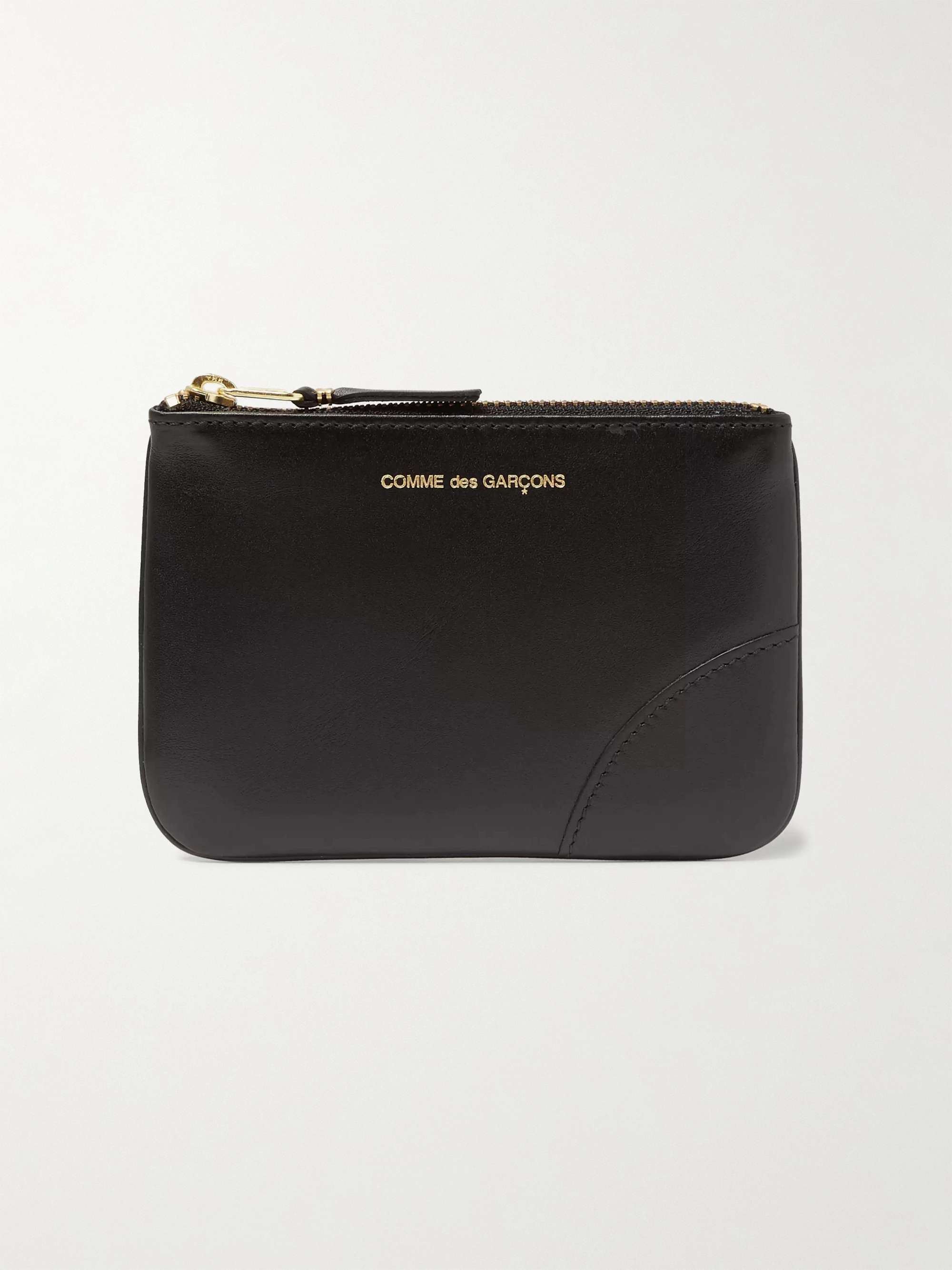 Comme des Garçons Leather Coin Wallet - Men - Black Wallets