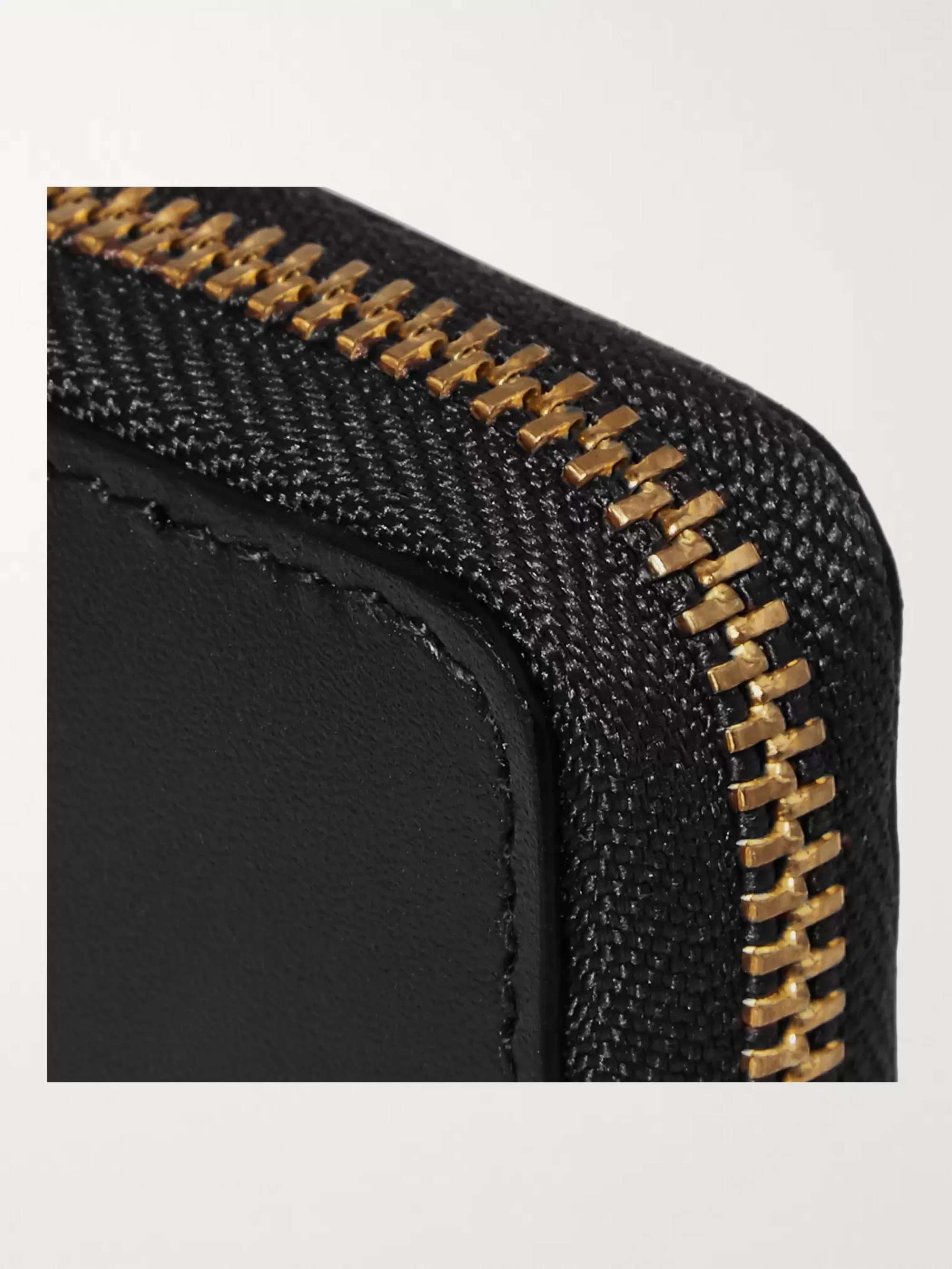 COMME DES GARÇONS Zip-Around Leather Wallet