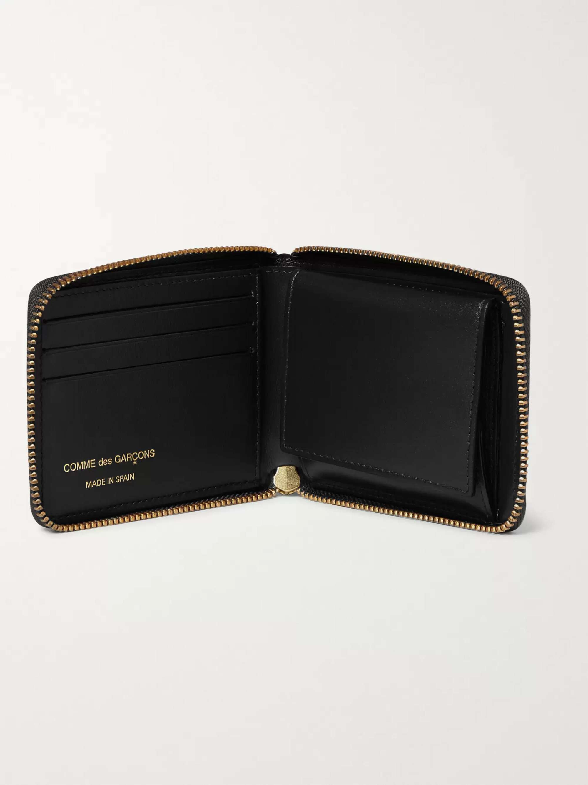 Zip-Around Leather Wallet