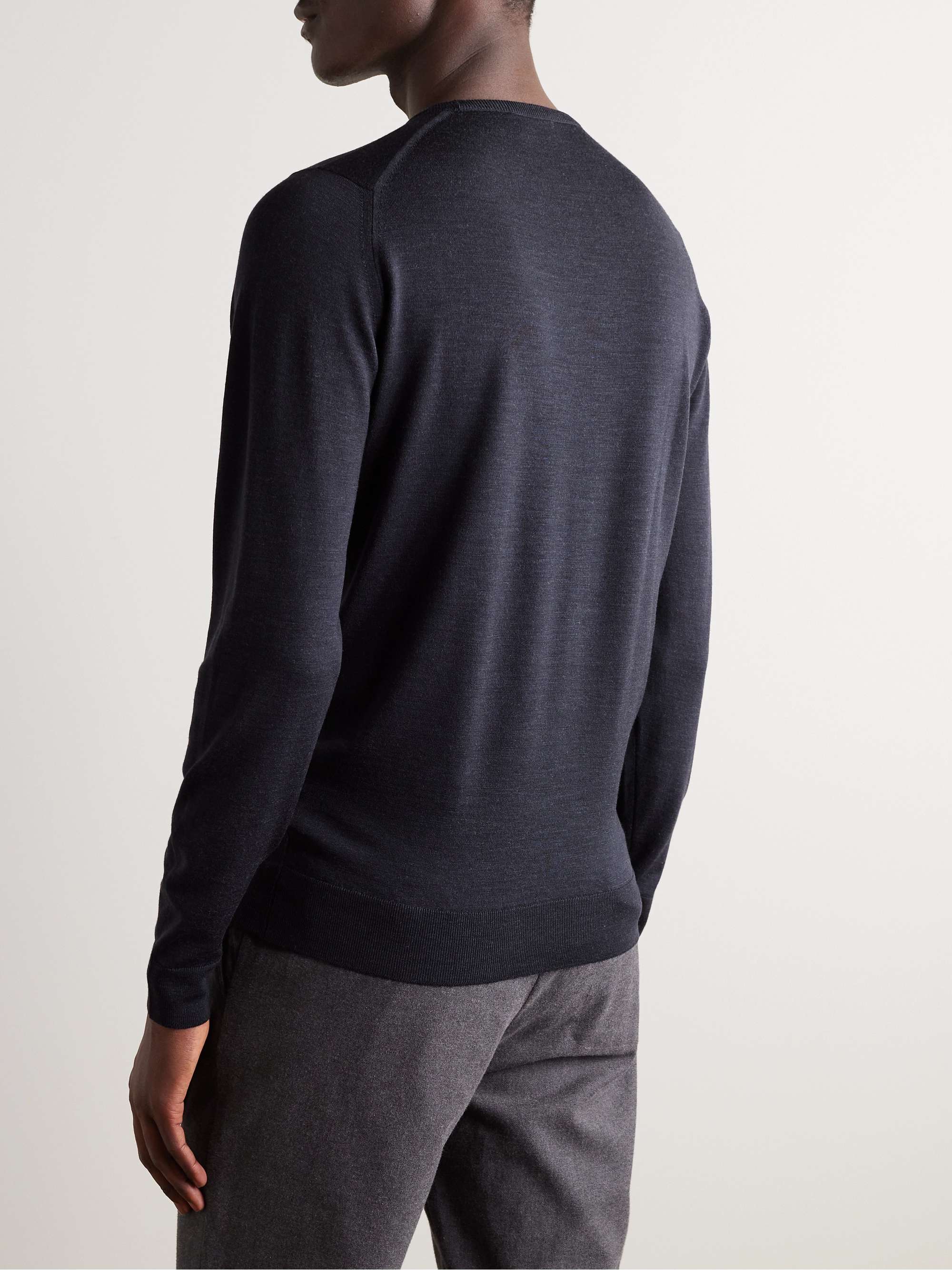 JOHN SMEDLEY Slim-Fit Merino Wool Sweater