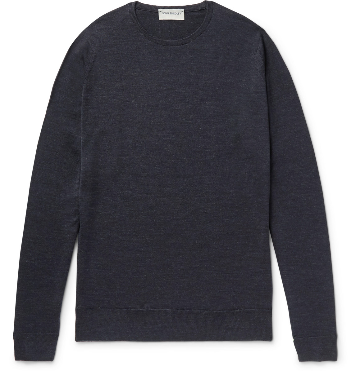 John Smedley Lundy Merino Wool Sweater In Gray