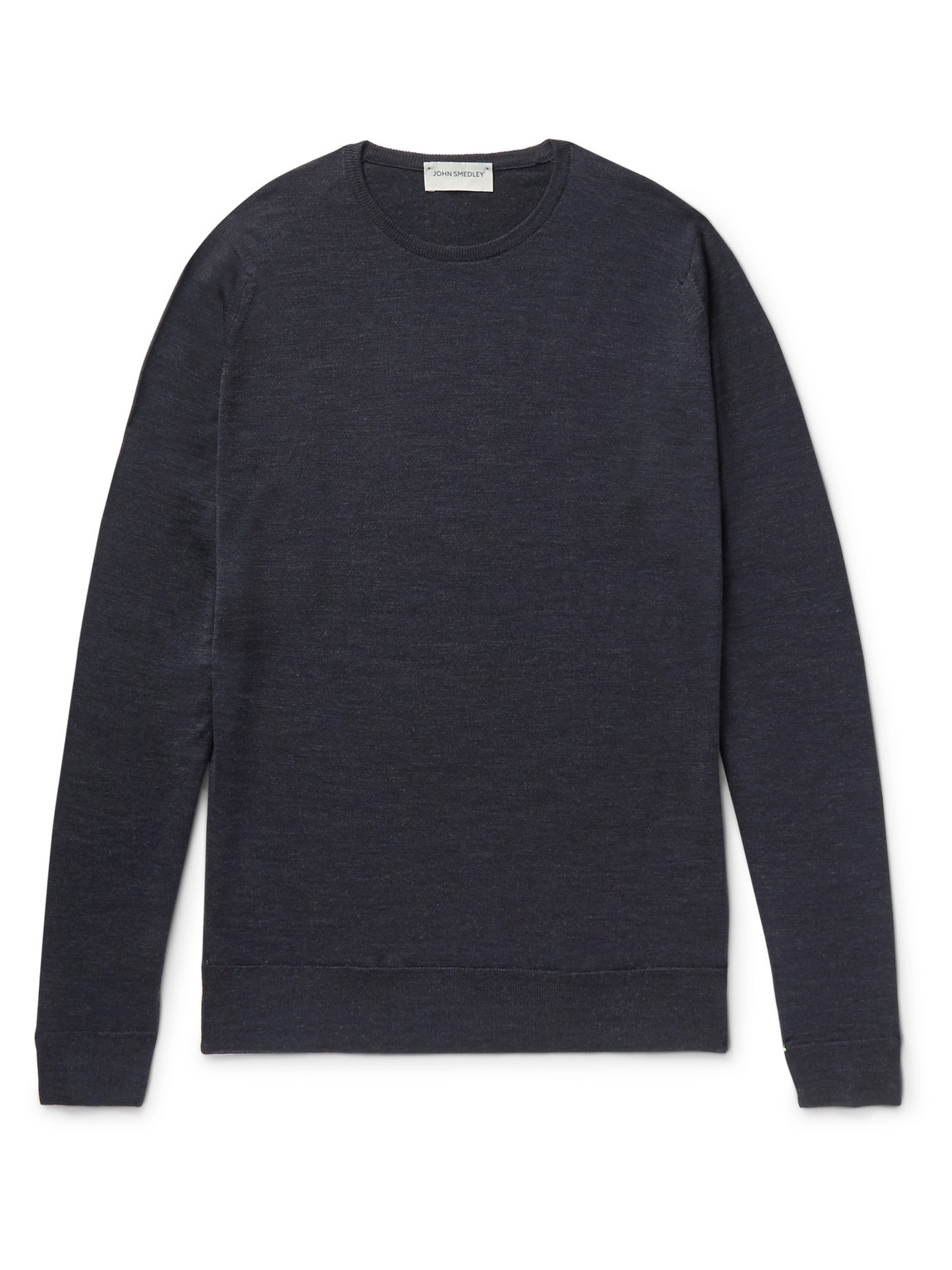 John Smedley Lundy Merino Wool Sweater In Gray