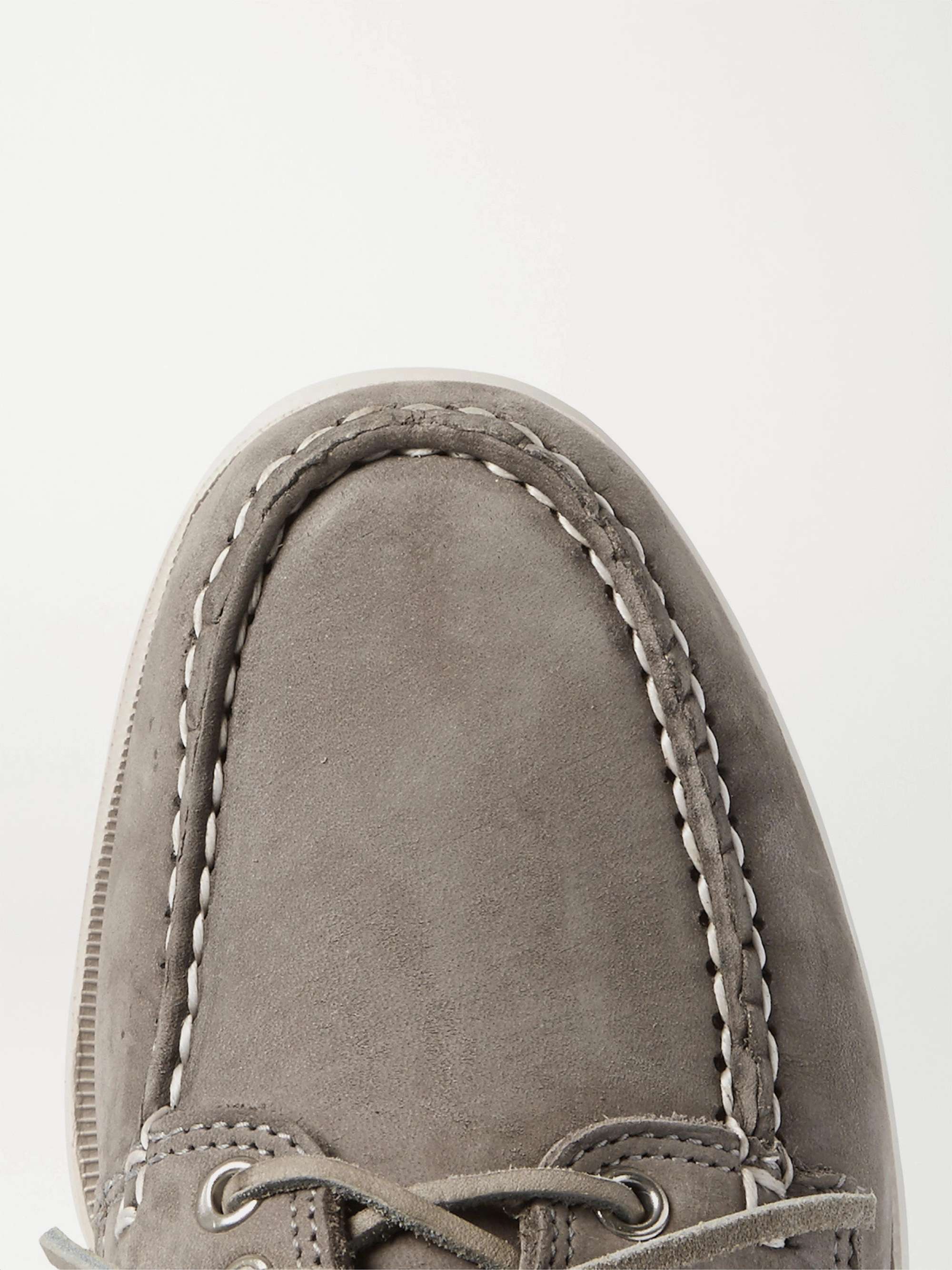 QUODDY Downeast Nubuck Boat Shoes