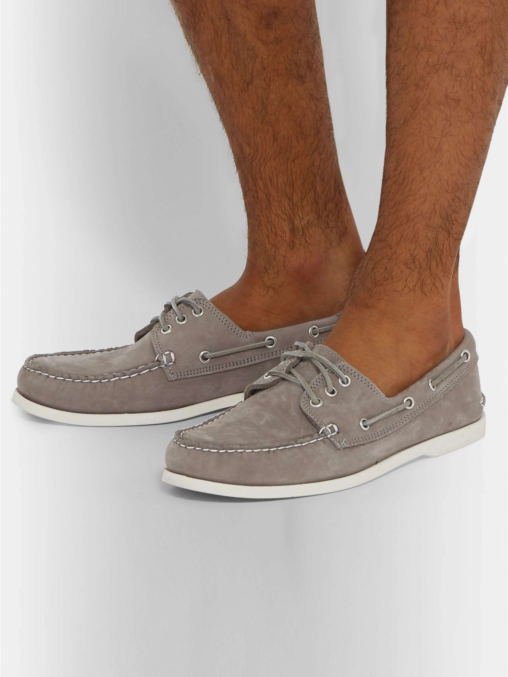 QUODDY Downeast Nubuck Boat Shoes