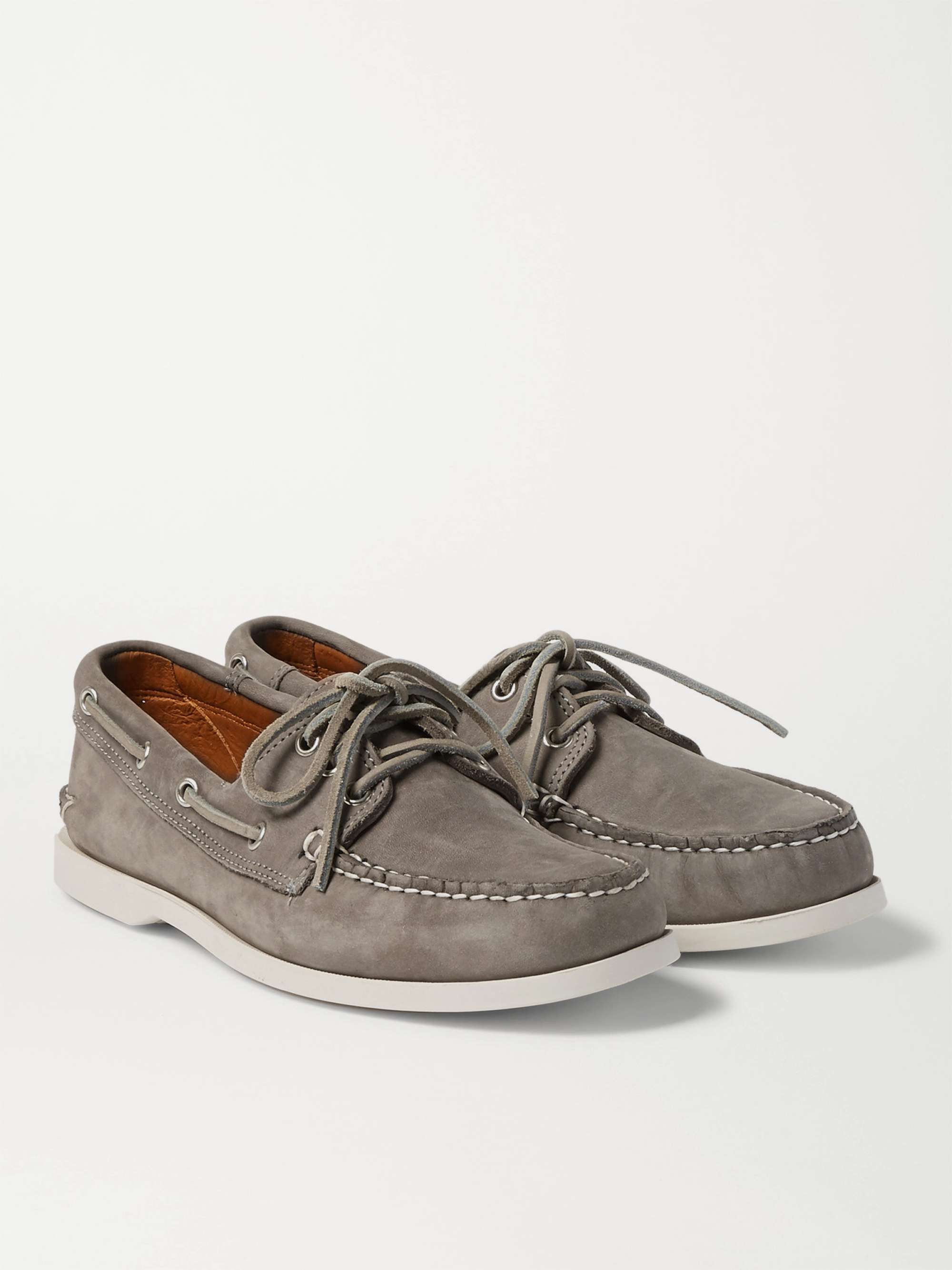 QUODDY Downeast Nubuck Boat Shoes