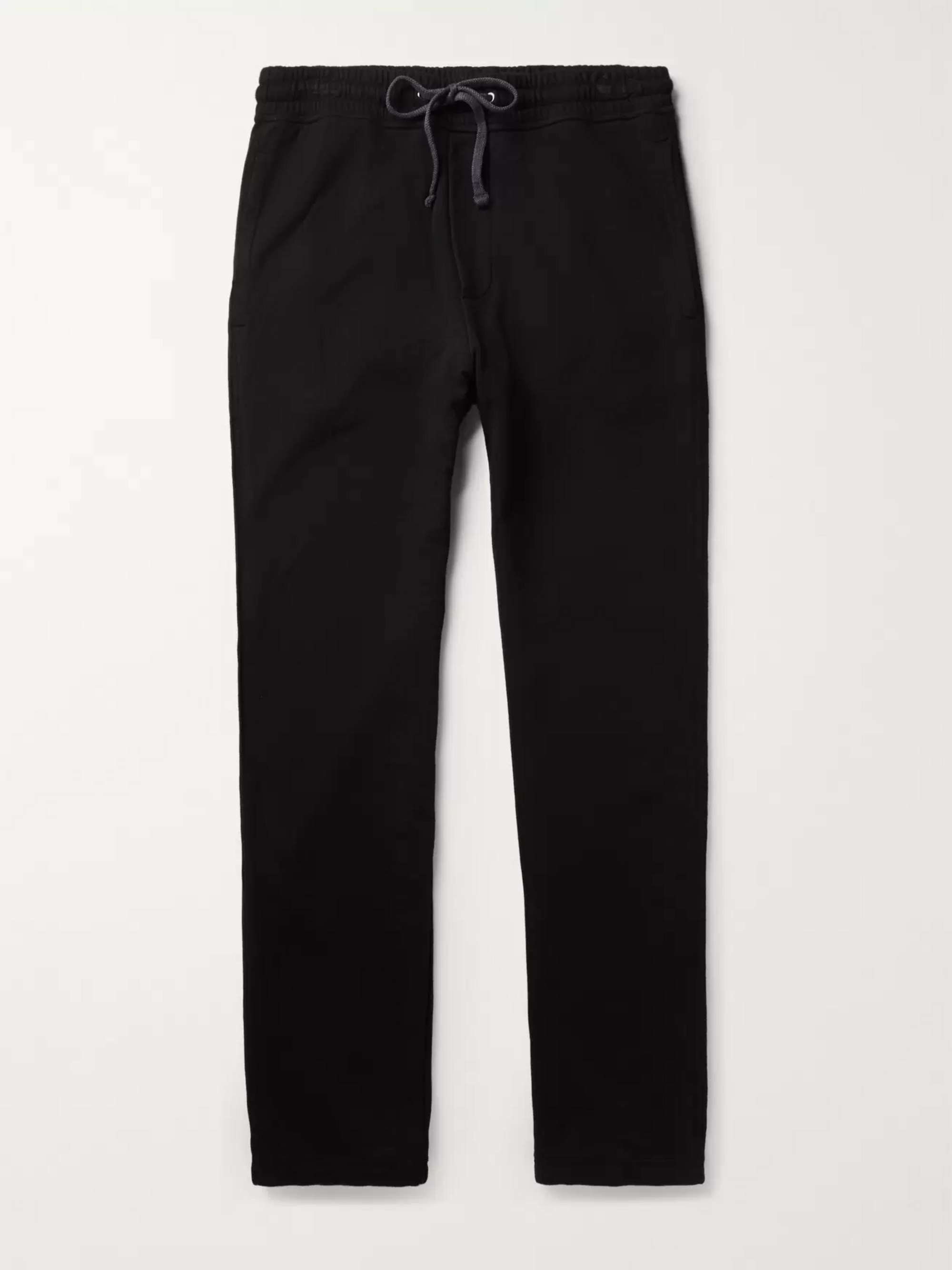 JAMES PERSE Straight-Leg Supima Cotton-Jersey Sweatpants for Men