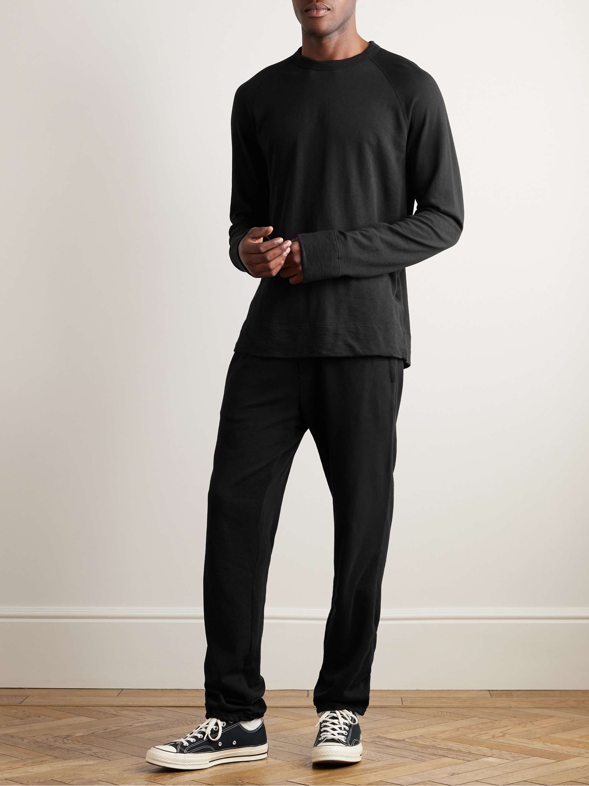 JAMES PERSE Genie Supima cotton-terry track pants