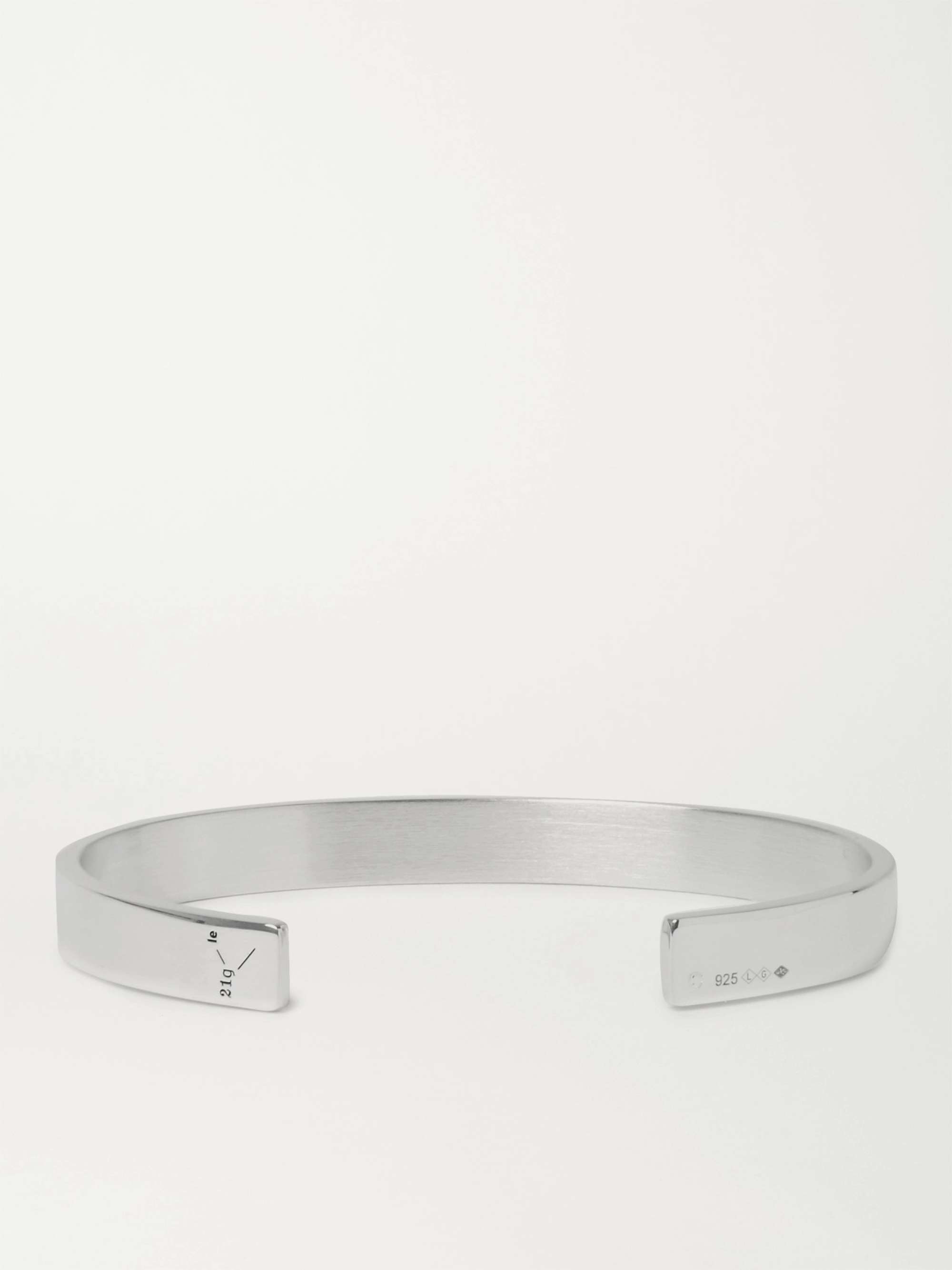 LE GRAMME Le 21 Polished Sterling Silver Cuff