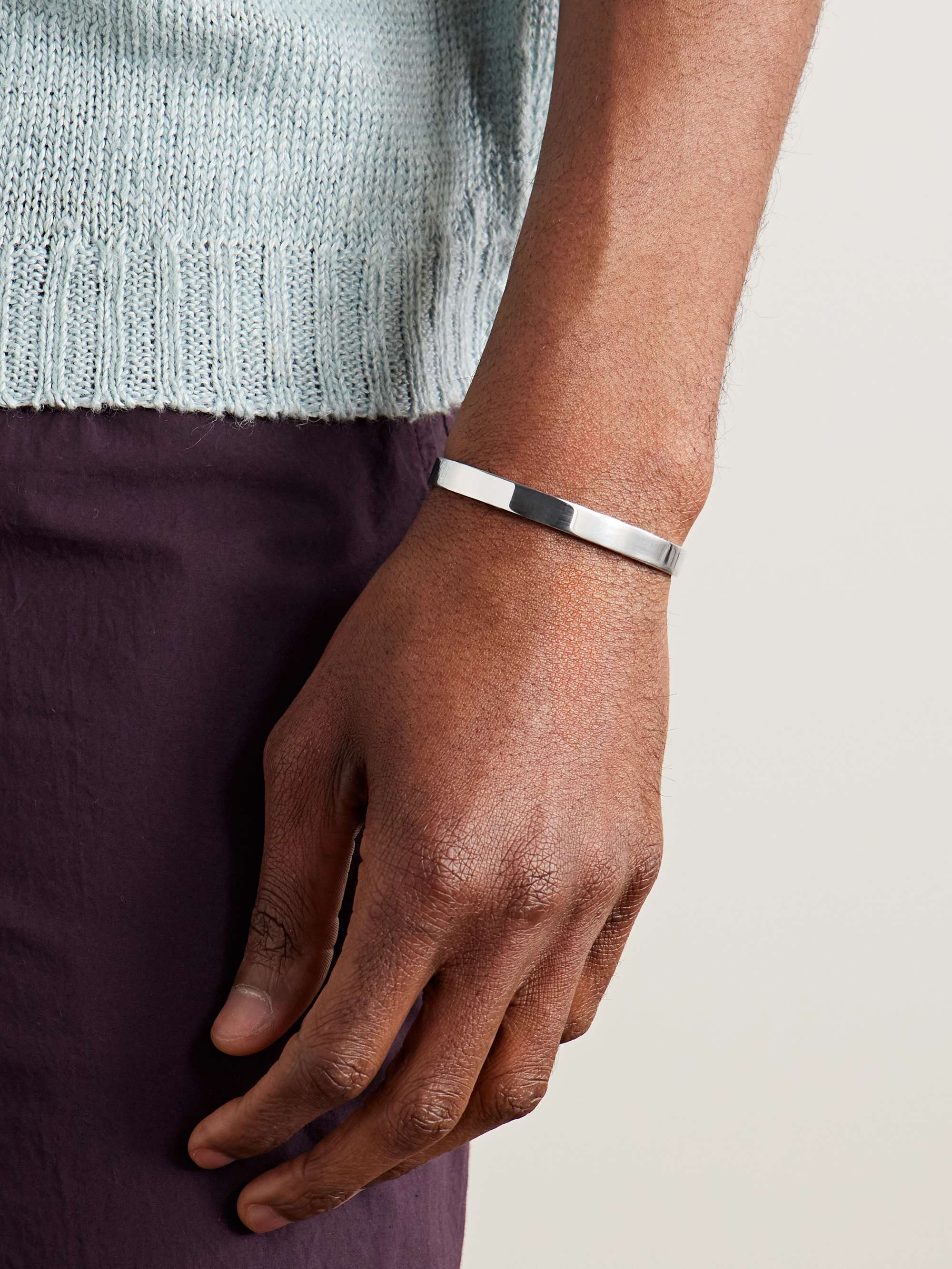 LE GRAMME Le 21 Polished Sterling Silver Cuff