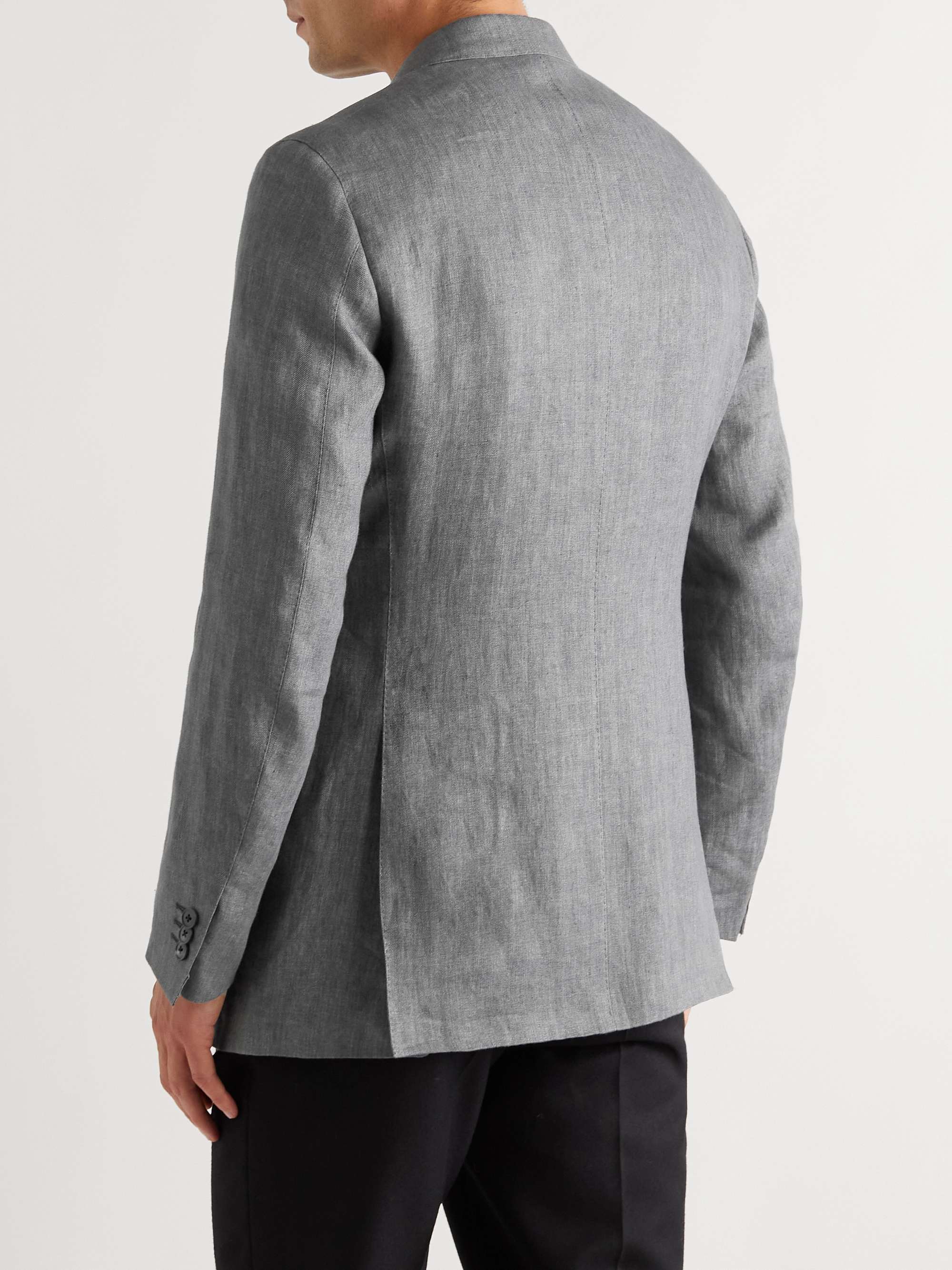SAMAN AMEL Linen Blazer