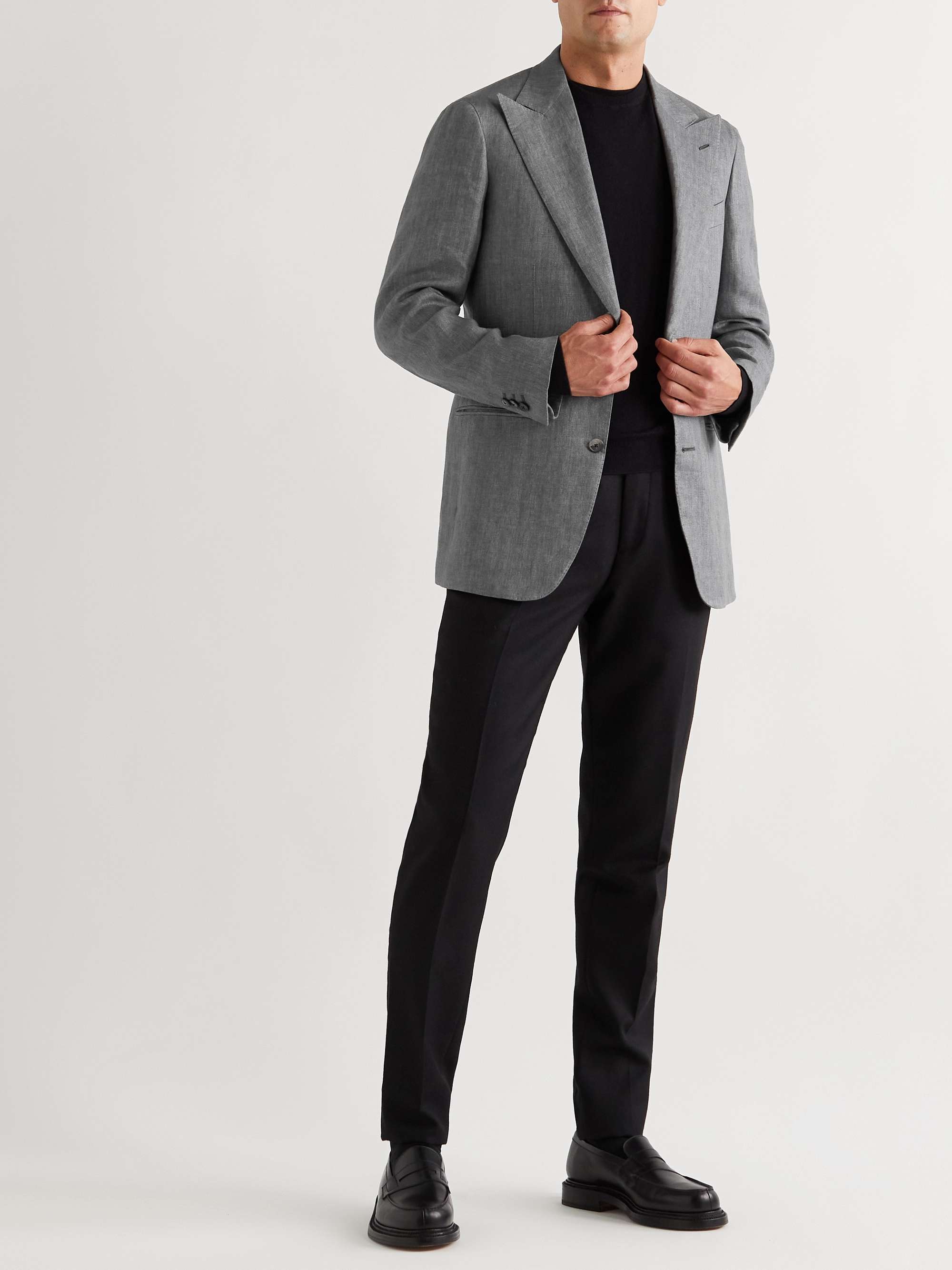 SAMAN AMEL Linen Blazer