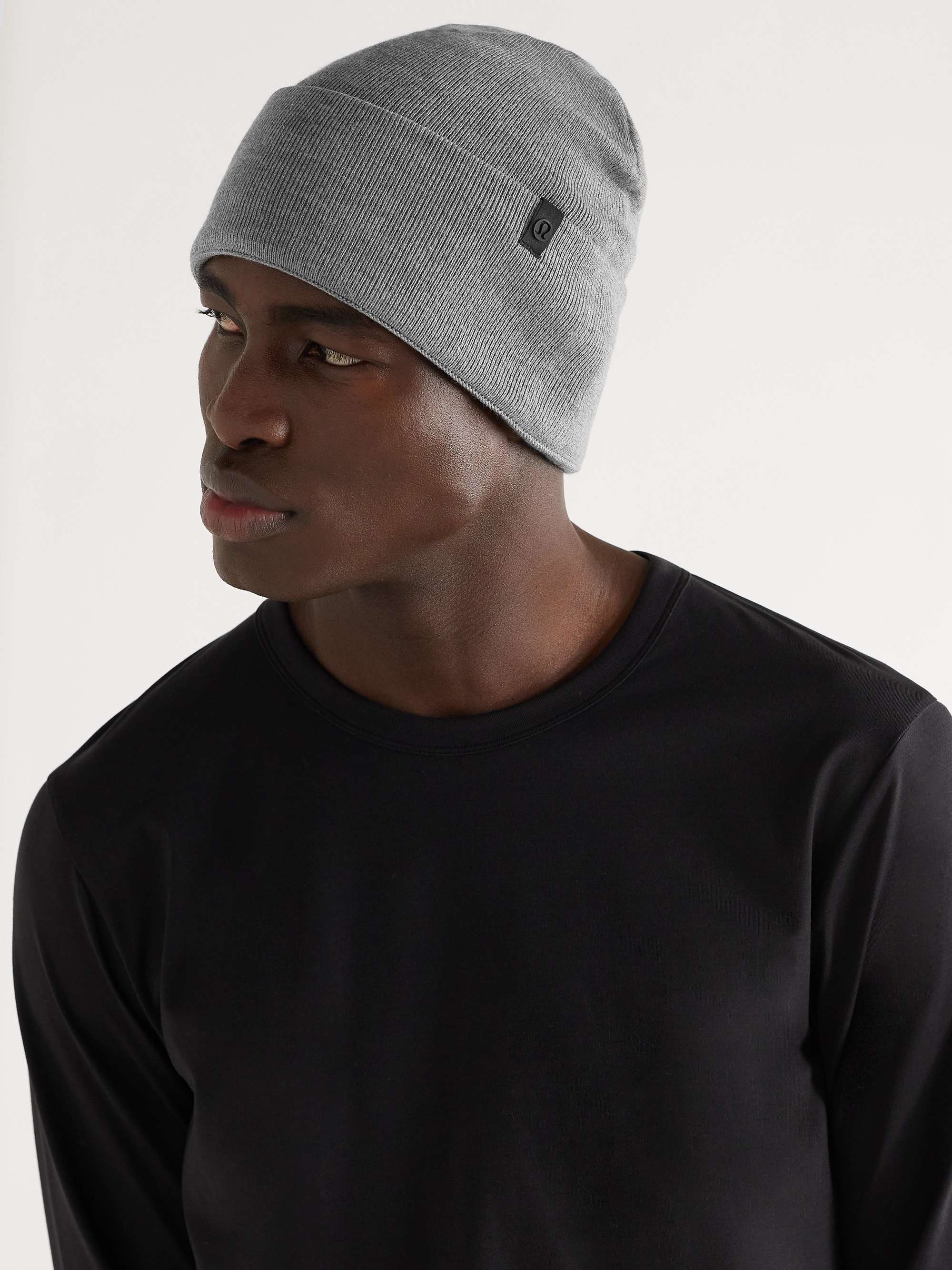 LULULEMON Chill Fighter Logo-Appliquéd Knitted Beanie