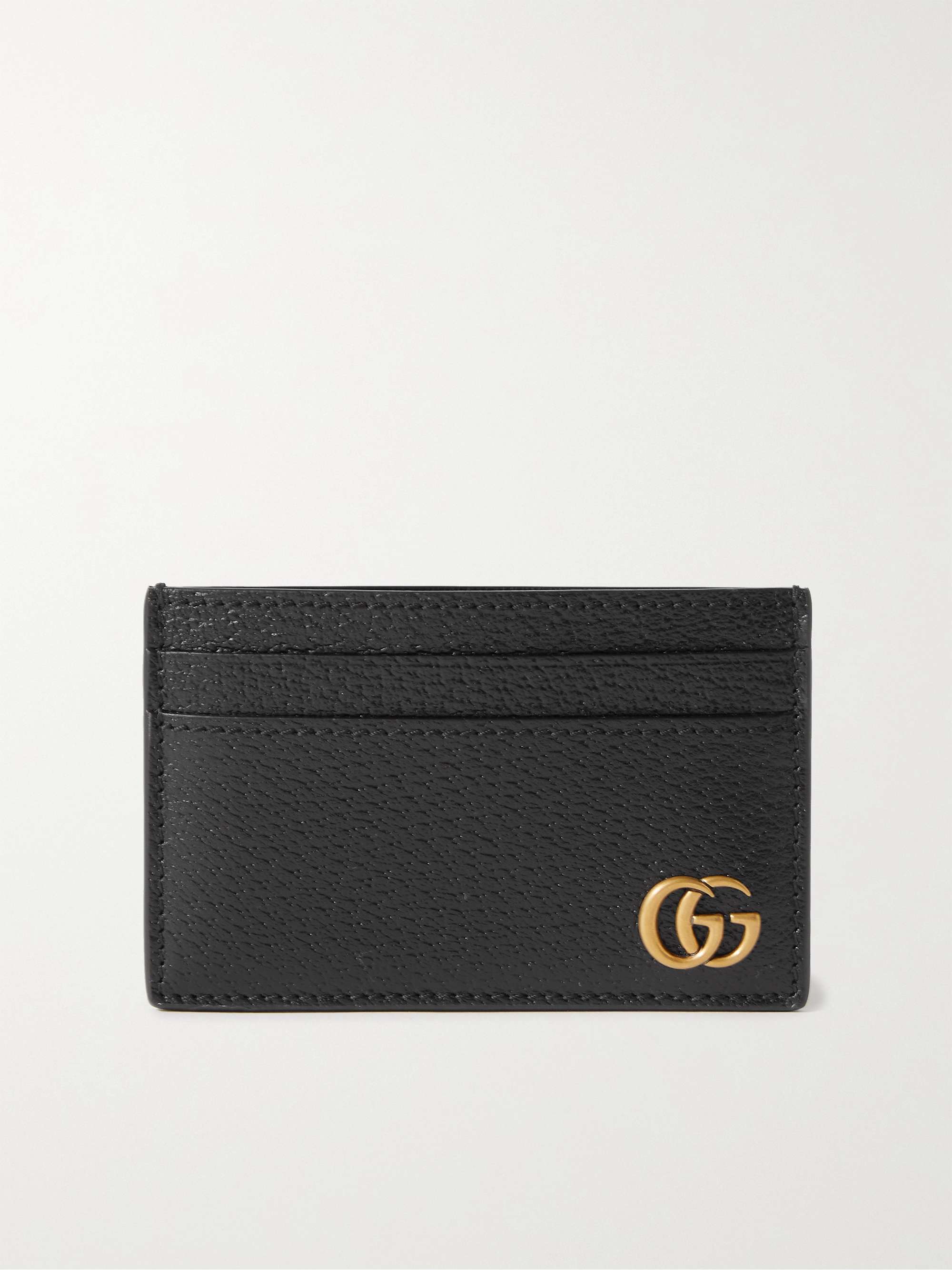 GUCCI GG Marmont Full-Grain Leather Cardholder Men | MR PORTER