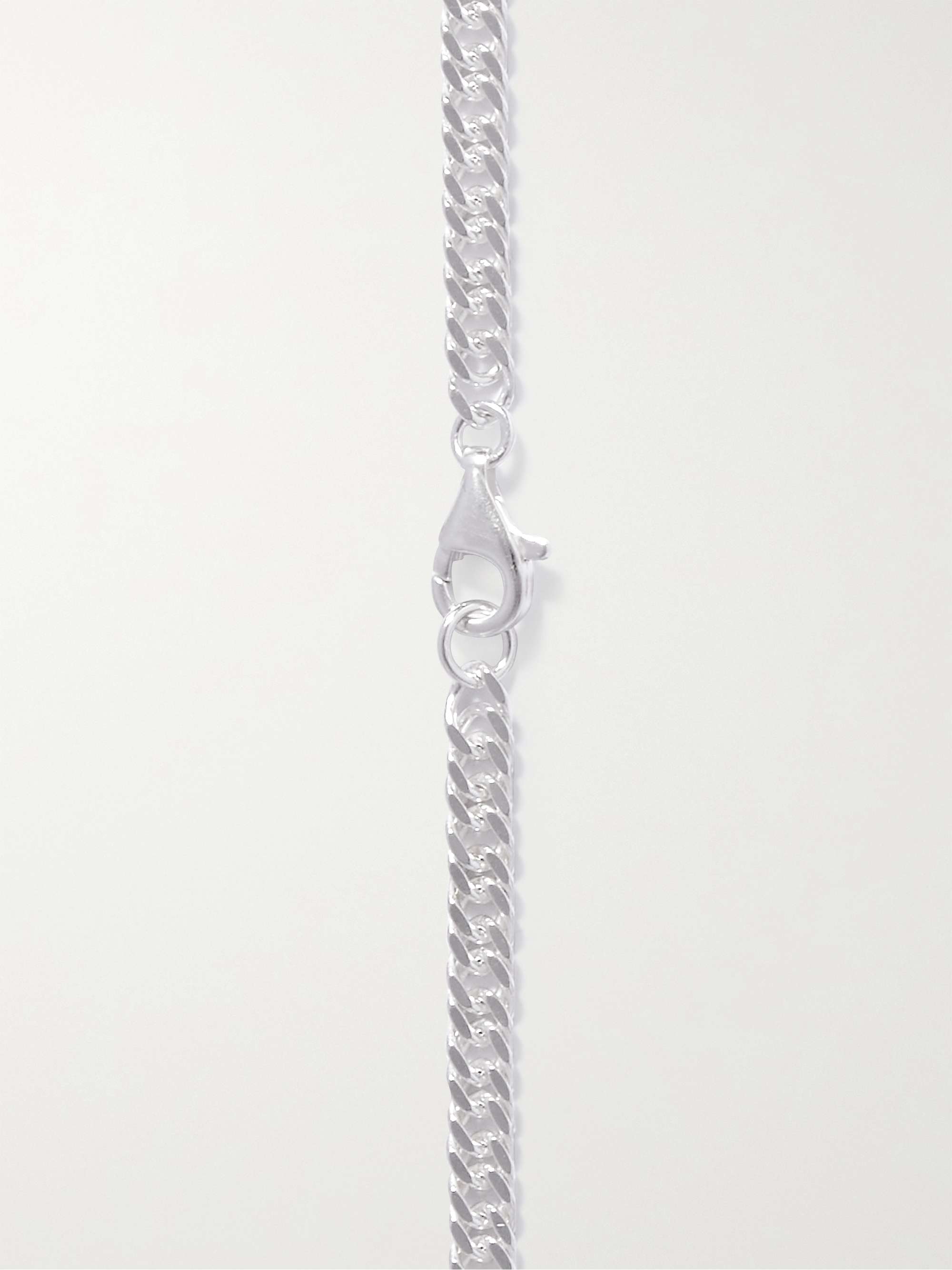 HATTON LABS Sterling Silver Cuban Chain Necklace