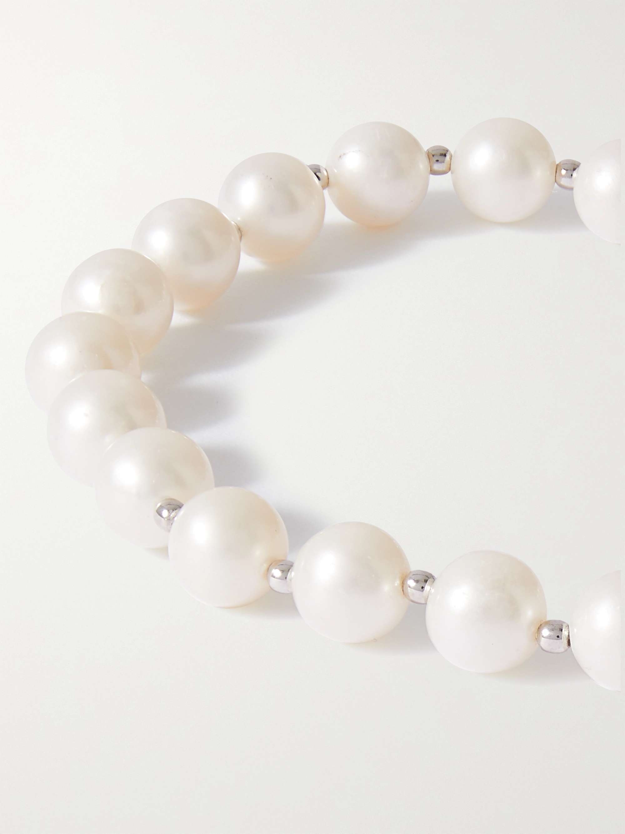 HATTON LABS Sterling Silver and Pearl Bracelet