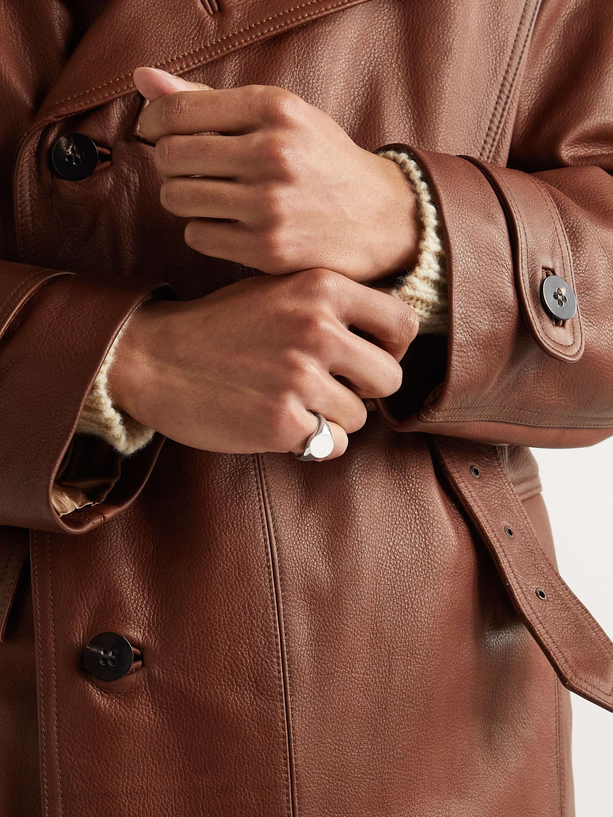 DEAKIN & FRANCIS Sterling Silver Signet Ring