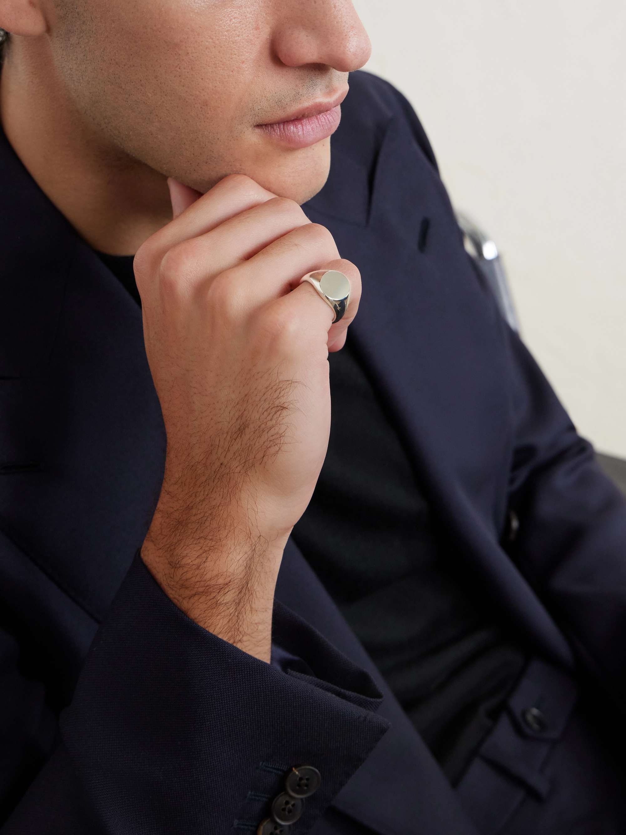 DEAKIN & FRANCIS Sterling Silver Signet Ring