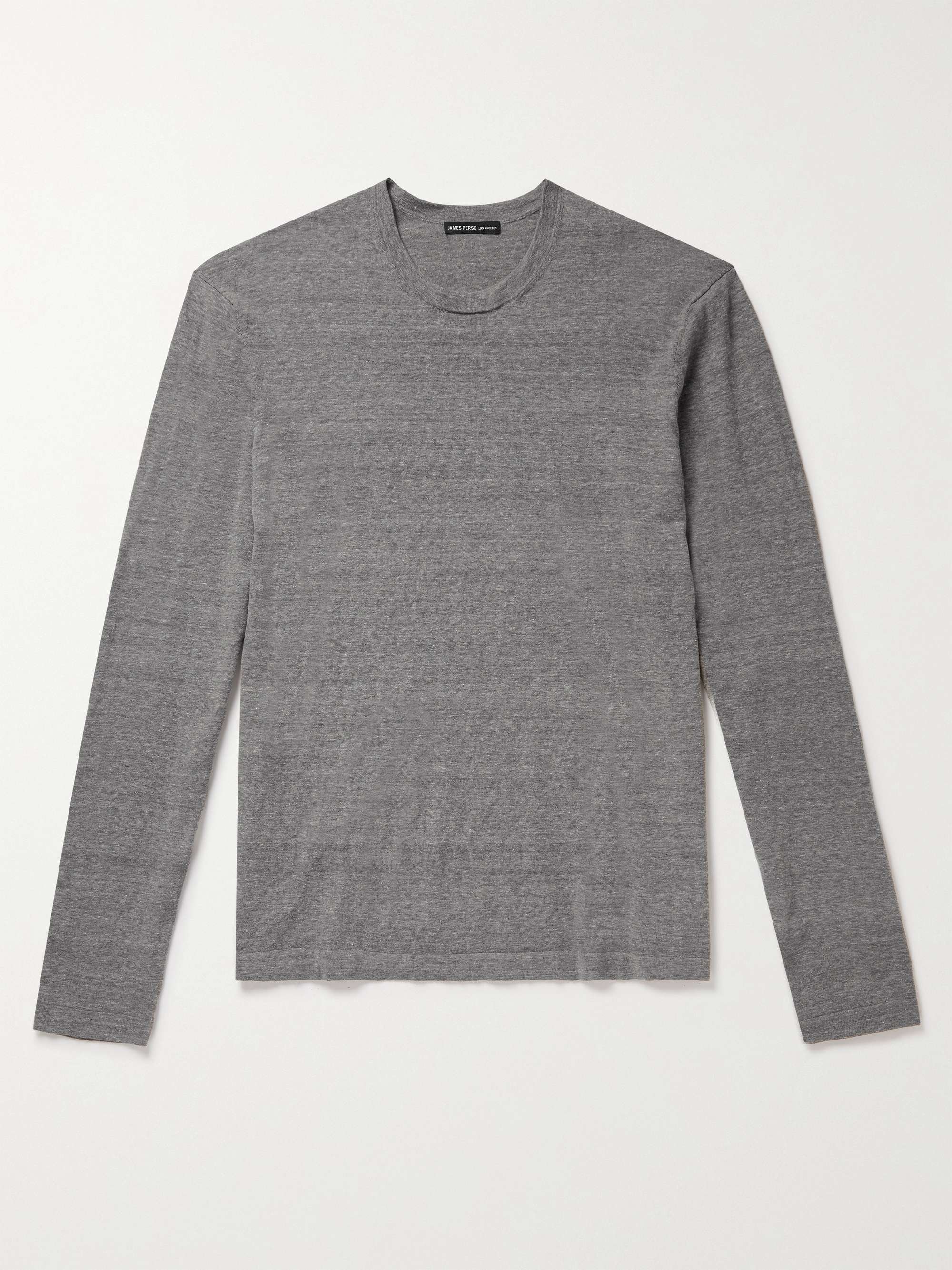 JAMES PERSE Slim-Fit Mélange Recycled Cotton Sweater
