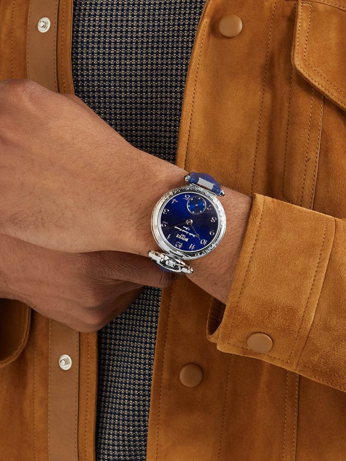 Monsieur BOVET Hand-Wound 18-Karat White Gold Watch, Ref. AI43018-G46 — 2