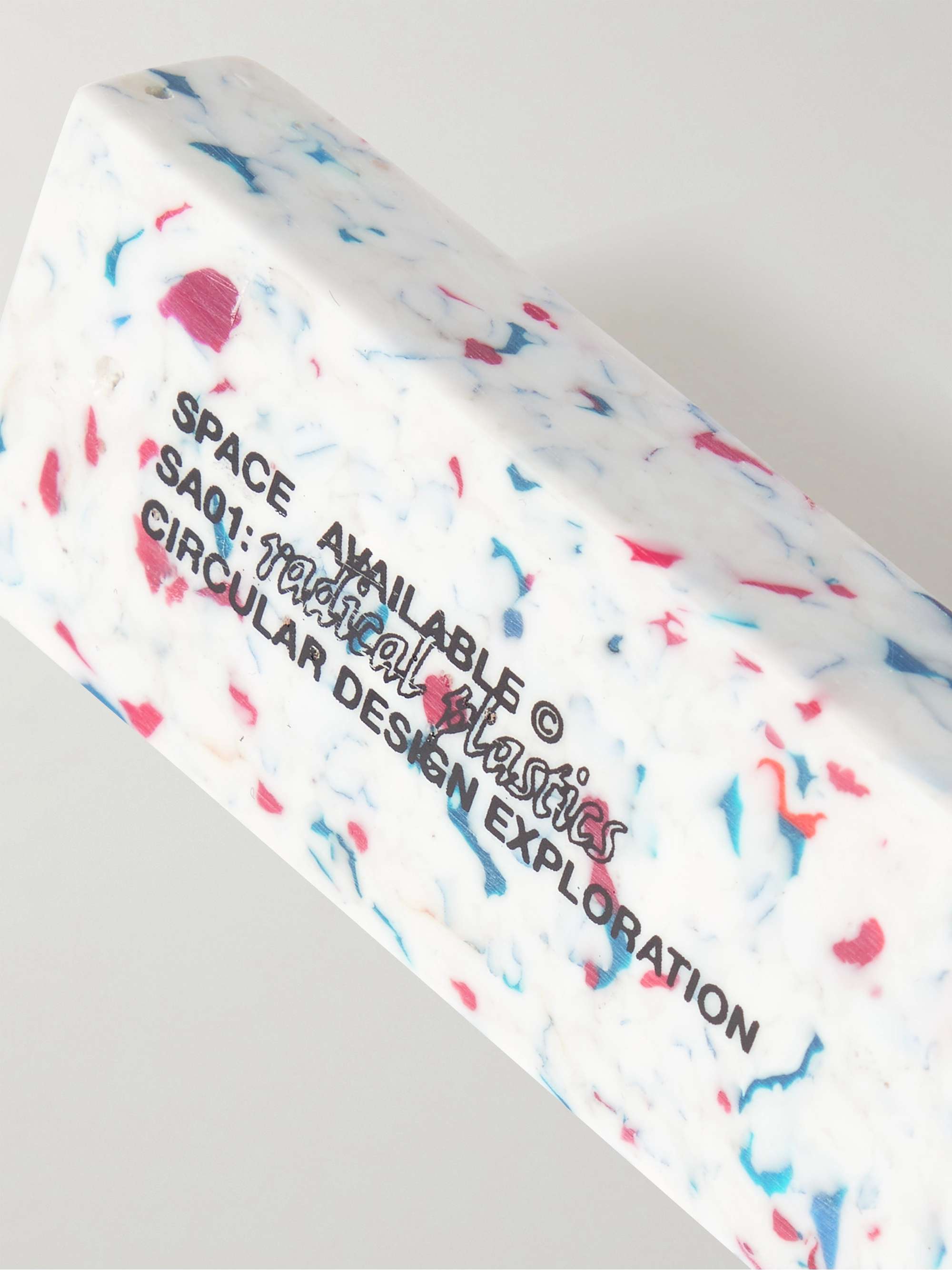 SPACE AVAILABLE Marble-Effect Recycled Plastic Incense Holder
