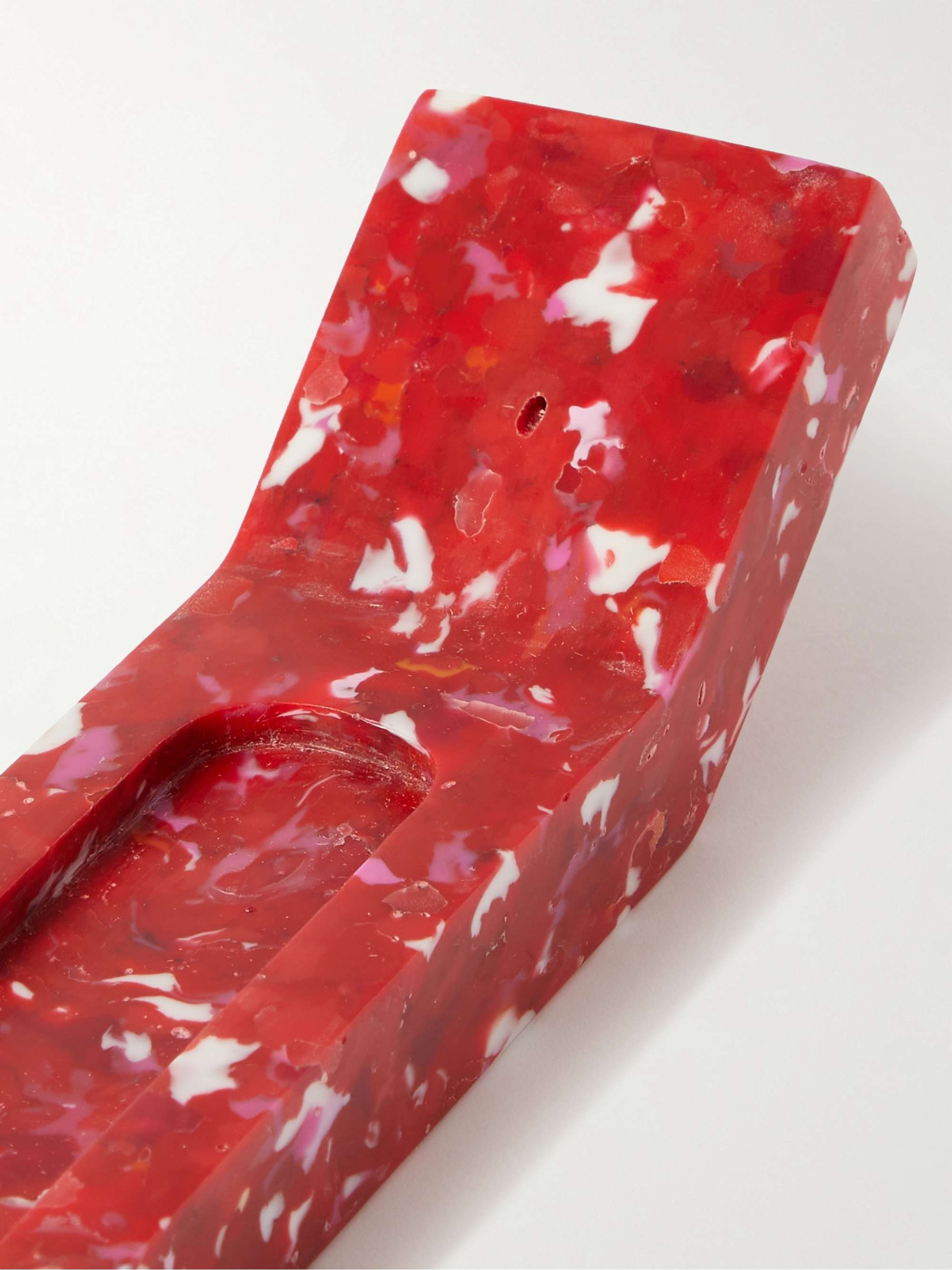 SPACE AVAILABLE Marble-Effect Recycled Plastic Incense Holder