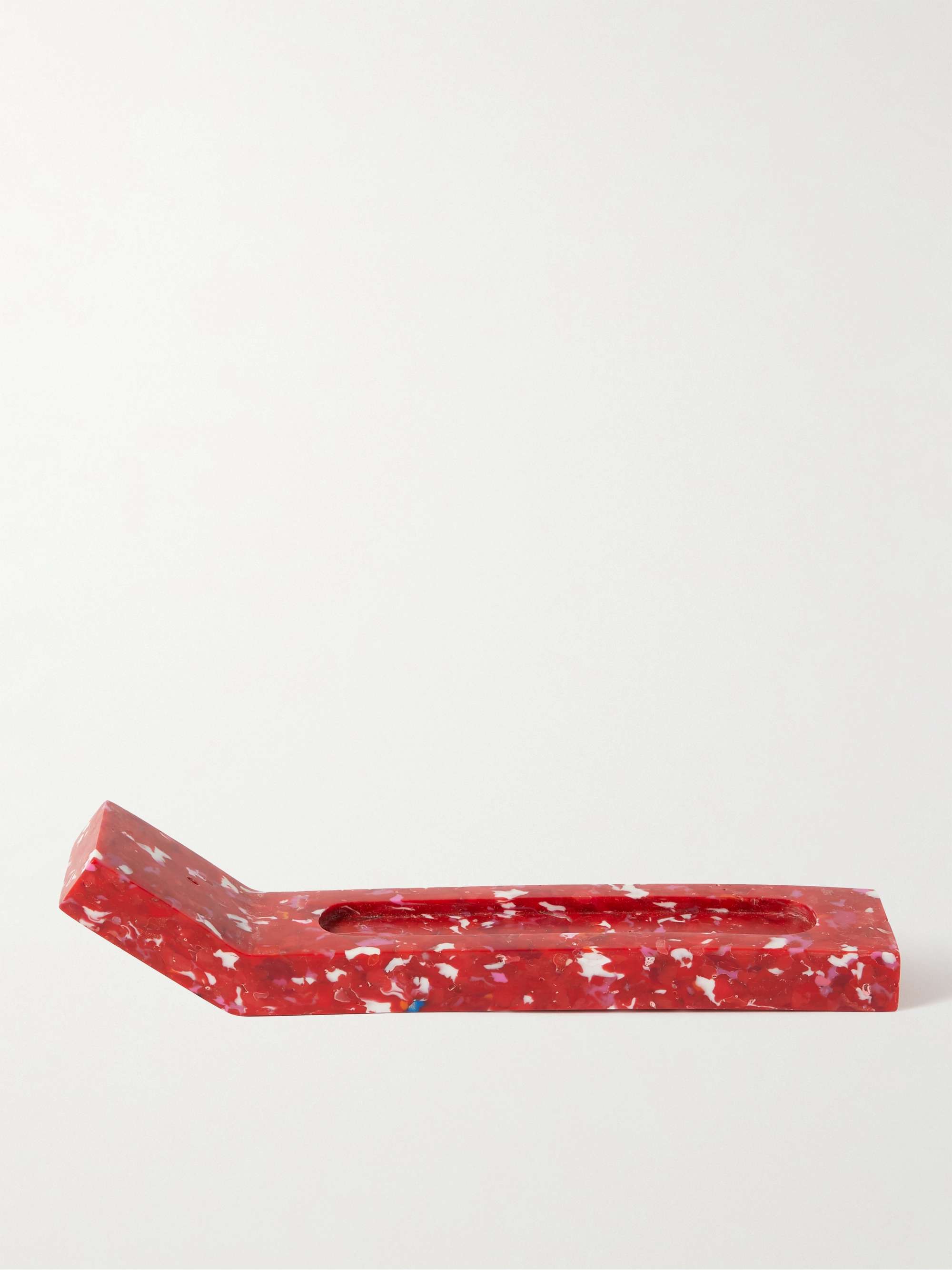 SPACE AVAILABLE Marble-Effect Recycled Plastic Incense Holder