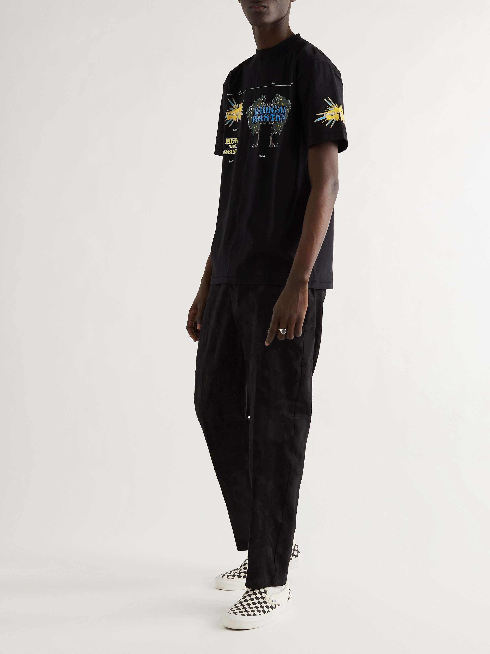 SPACE AVAILABLE + Peggy Gou Printed Upcycled Cotton-Jersey T-Shirt