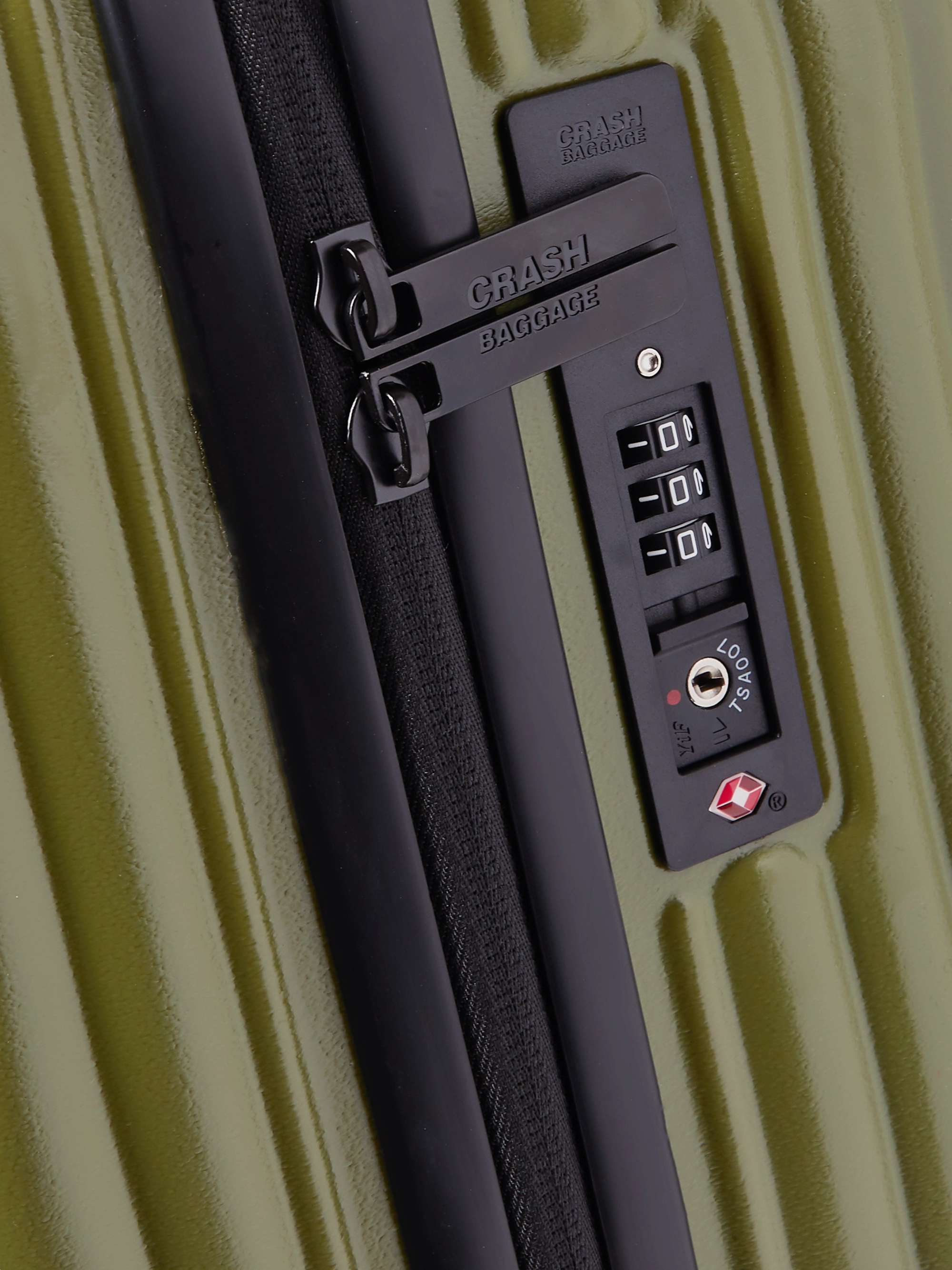 CRASH BAGGAGE Stripe Cabin Polycarbonate Suitcase