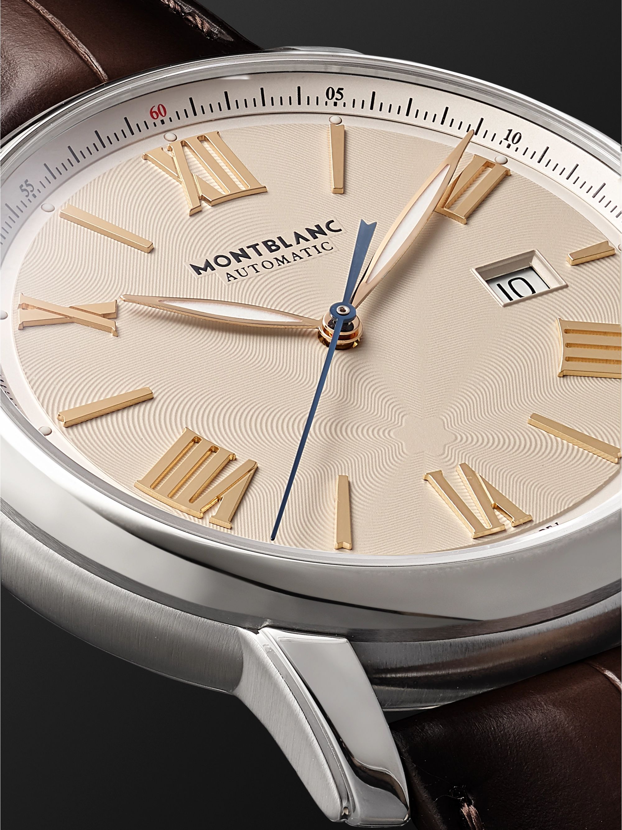 MONTBLANC Star Legacy Automatic 43mm Stainless Steel and Alligator Watch, Ref. No. 126104