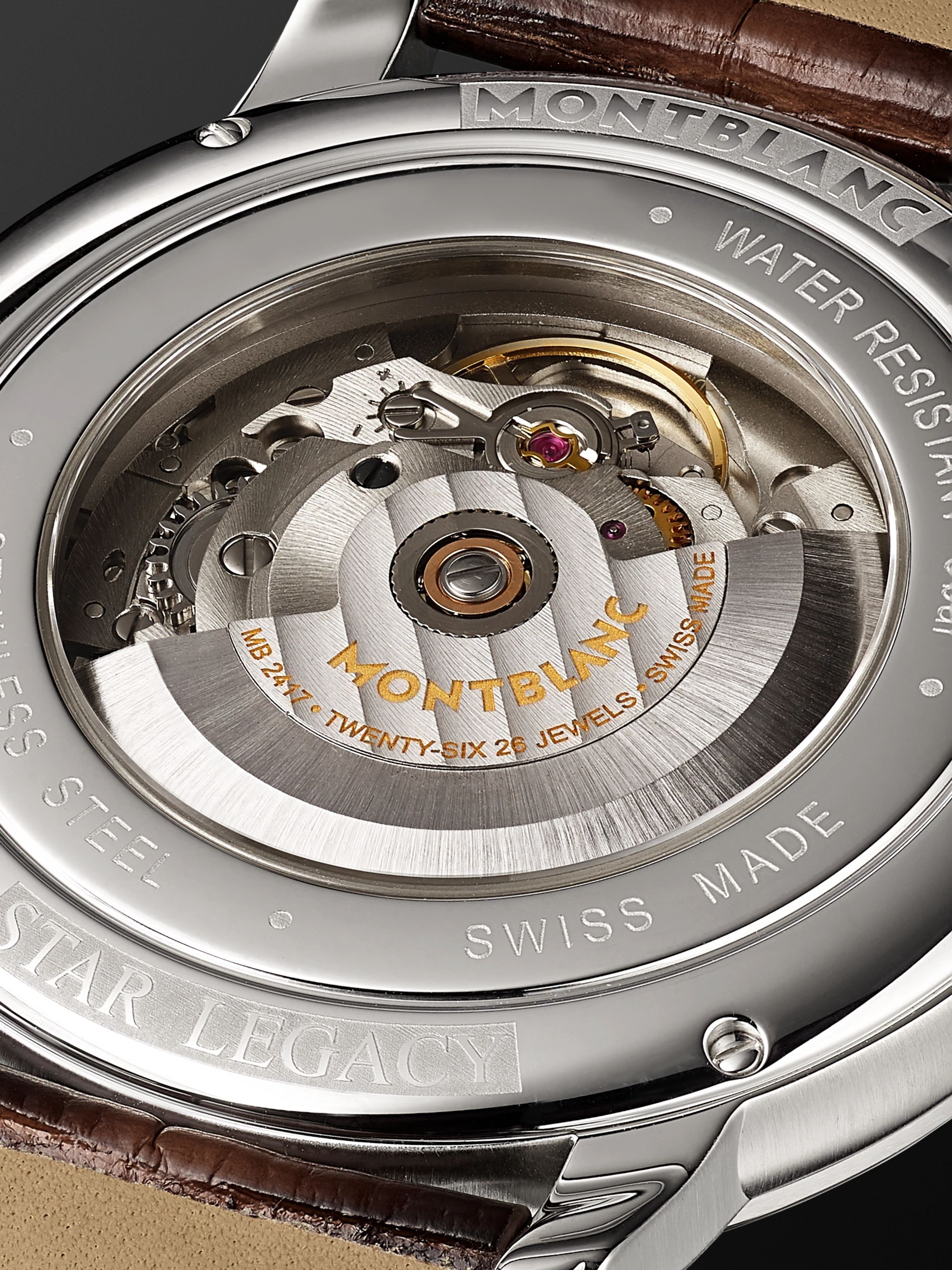 MONTBLANC Star Legacy Automatic 43mm Stainless Steel and Alligator Watch, Ref. No. 126104