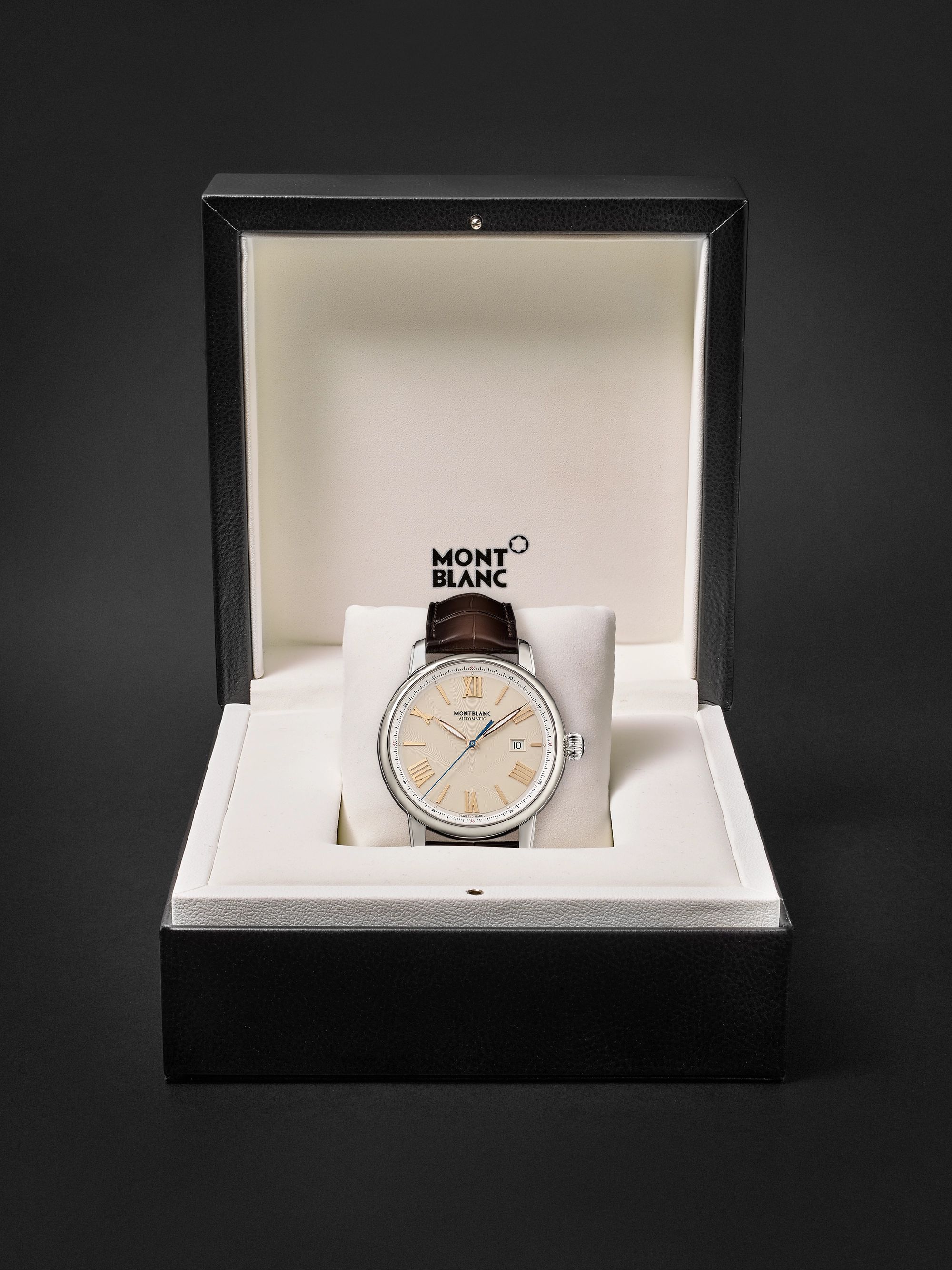 MONTBLANC Star Legacy Automatic 43mm Stainless Steel and Alligator Watch, Ref. No. 126104