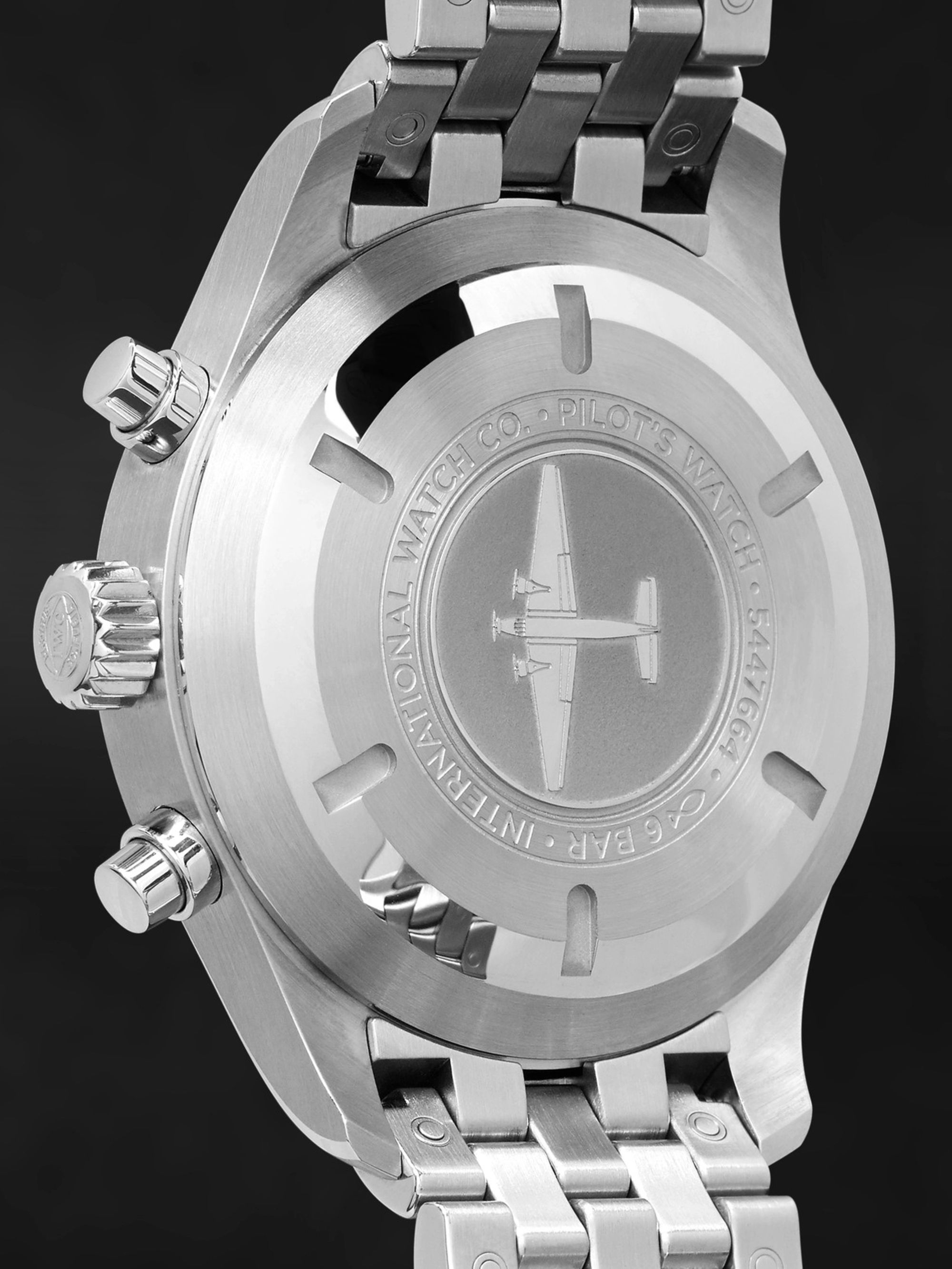 IWC SCHAFFHAUSEN Pilot's Automatic Chronograph 43mm Stainless Steel Watch, Ref. No. IW377710