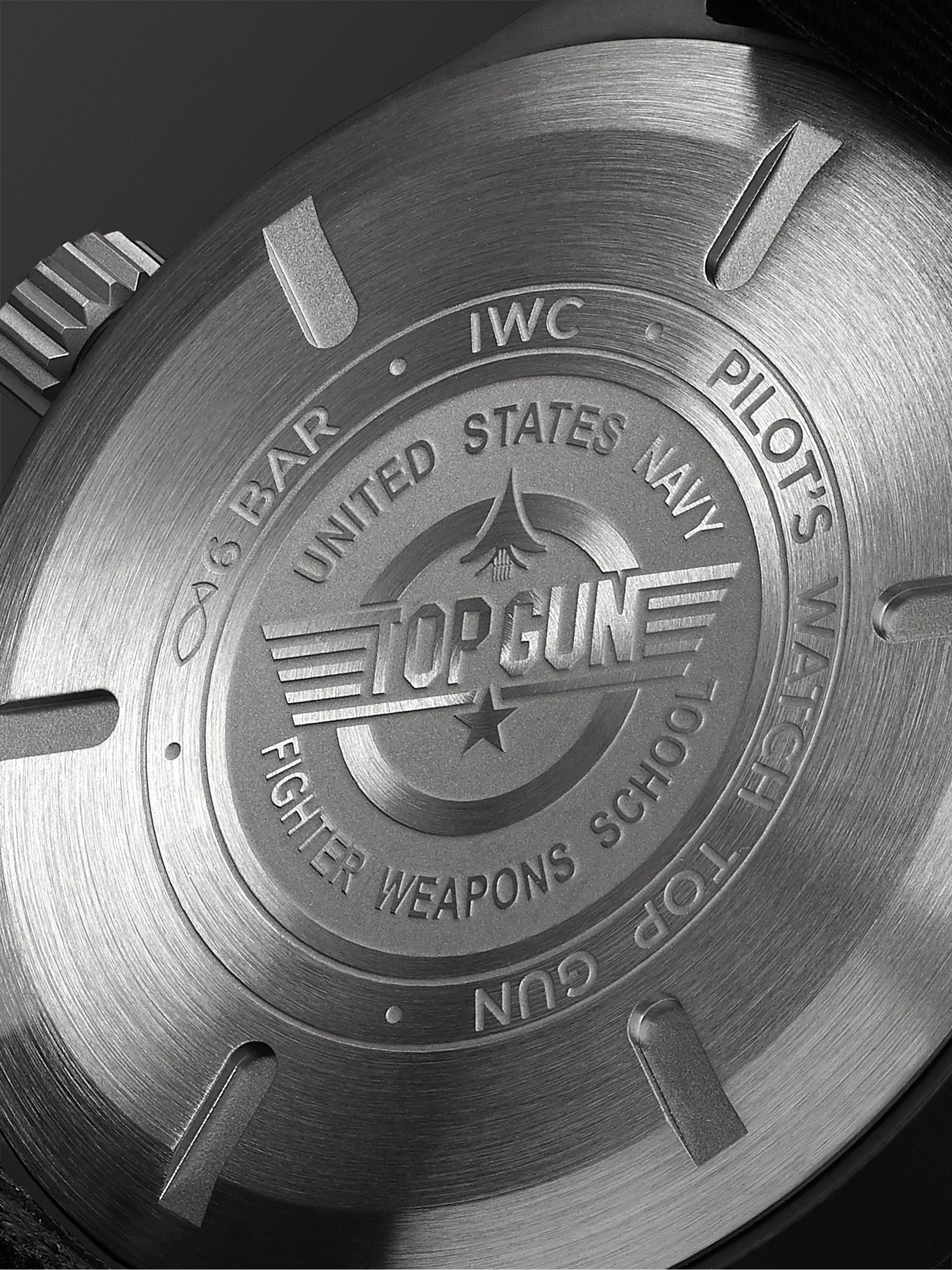 IWC SCHAFFHAUSEN Pilot's TOP GUN Automatic 41mm Ceramic And Textile Watch, Ref. No. IW326901