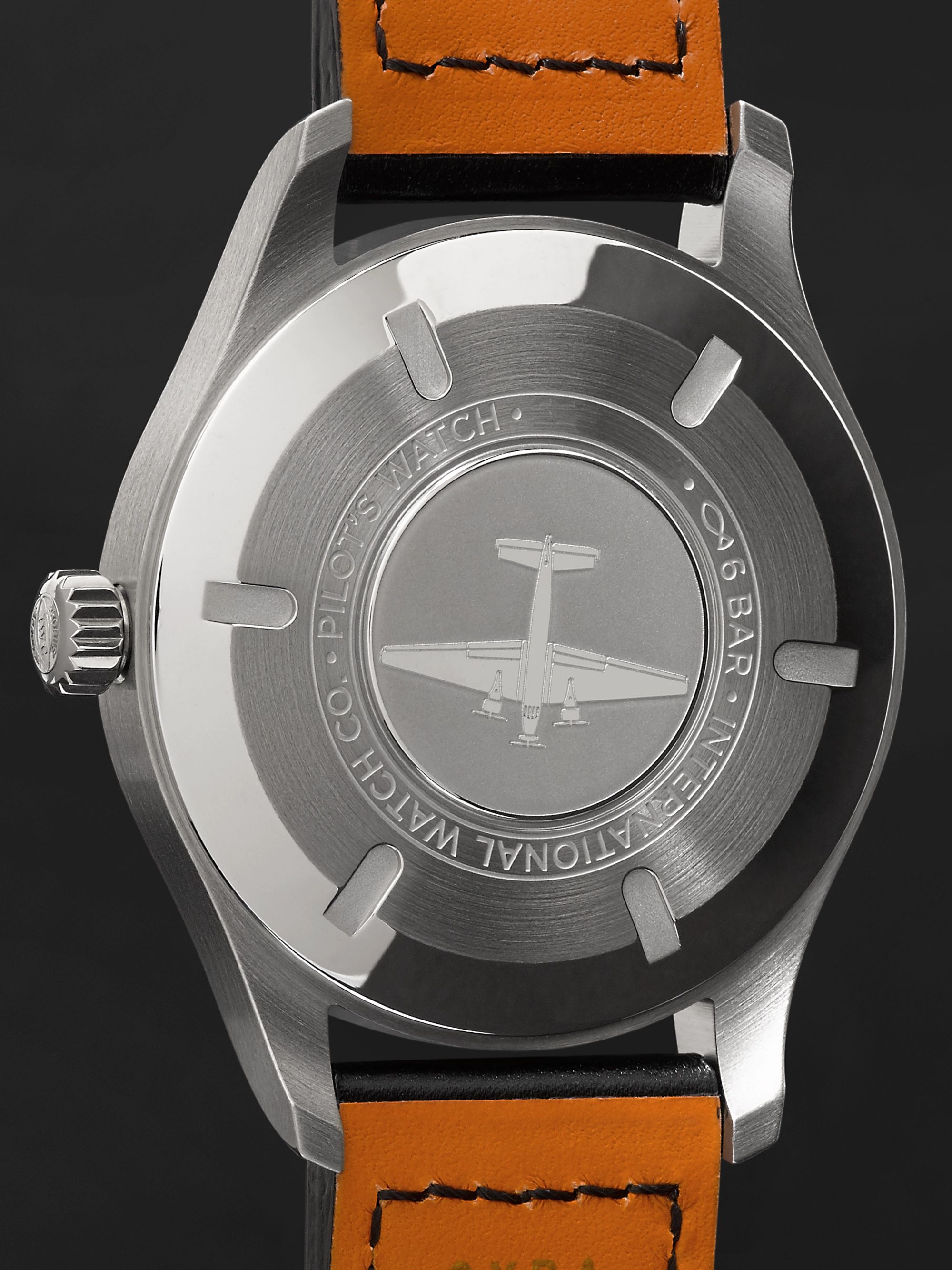 IWC SCHAFFHAUSEN Pilot's Mark XVIII Automatic 40mm Stainless Steel and Leather Watch, Ref. No. IW327009