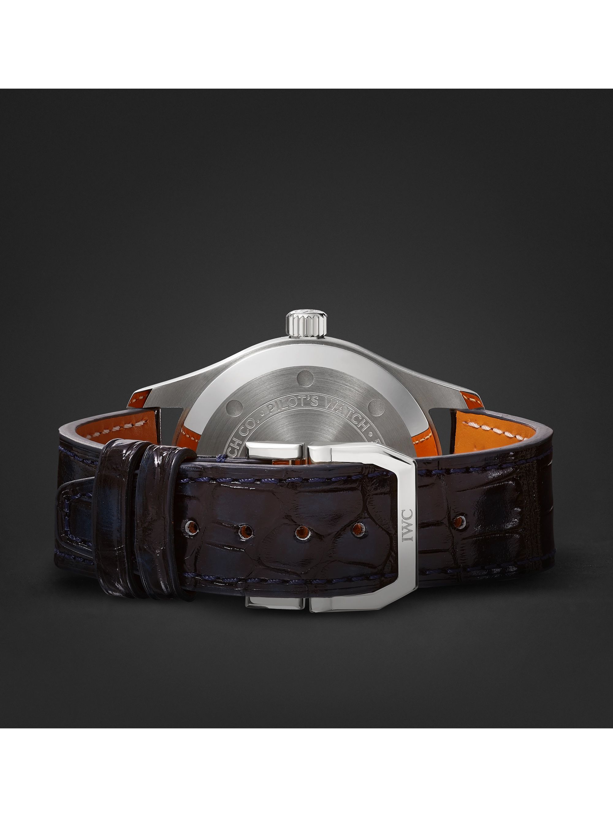 IWC SCHAFFHAUSEN Pilot's Automatic 36mm Stainless Steel and Alligator Watch, Ref. No. IW324008