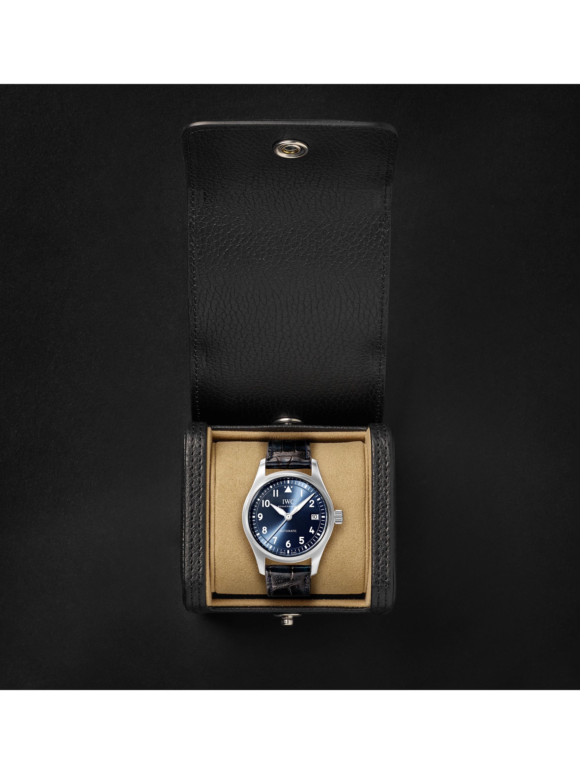 IWC SCHAFFHAUSEN Pilot's Automatic 36mm Stainless Steel and Alligator Watch, Ref. No. IW324008