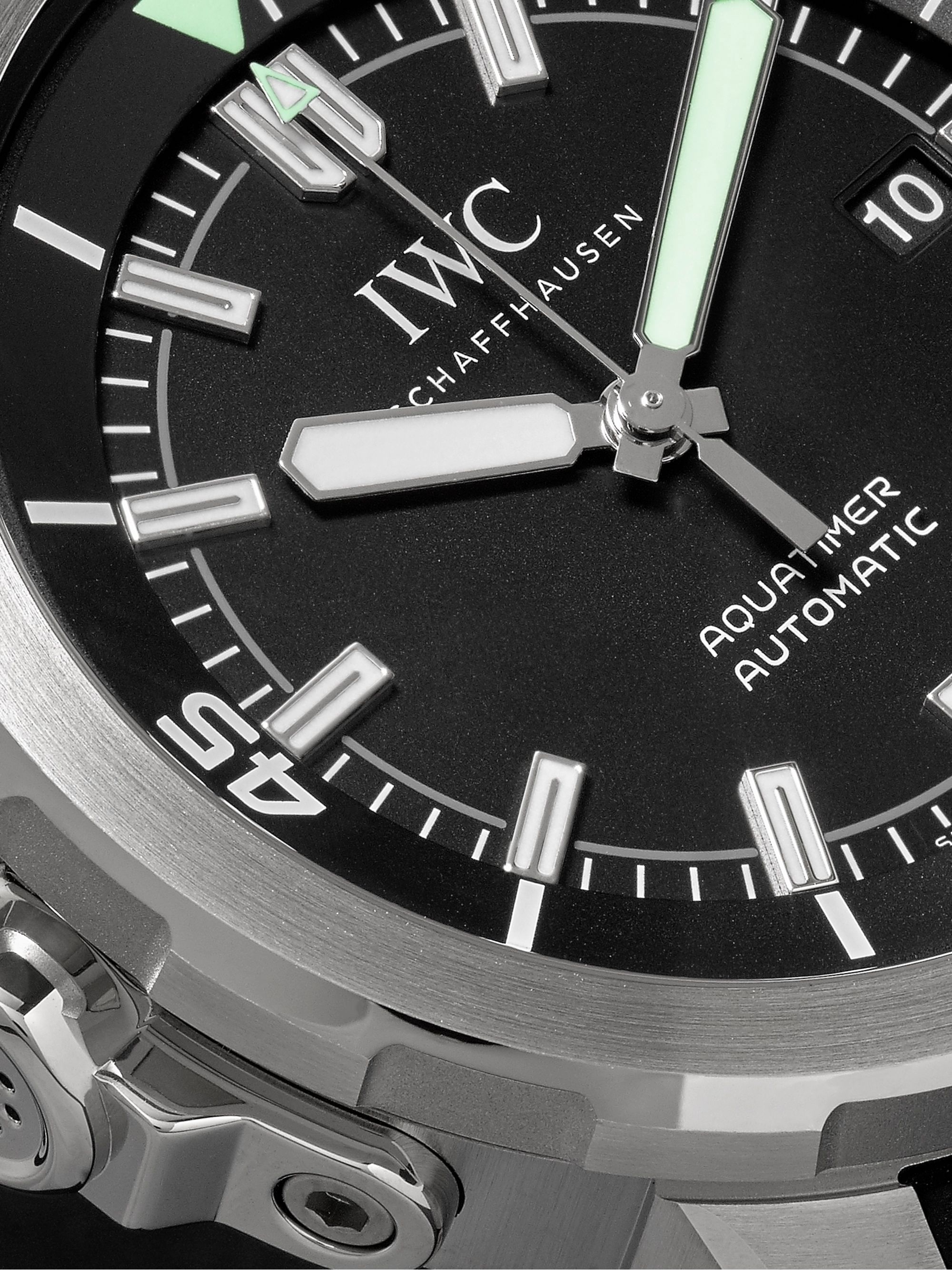 IWC SCHAFFHAUSEN Aquatimer Automatic 42mm Stainless Steel and Rubber Watch, Ref. No. IW329001