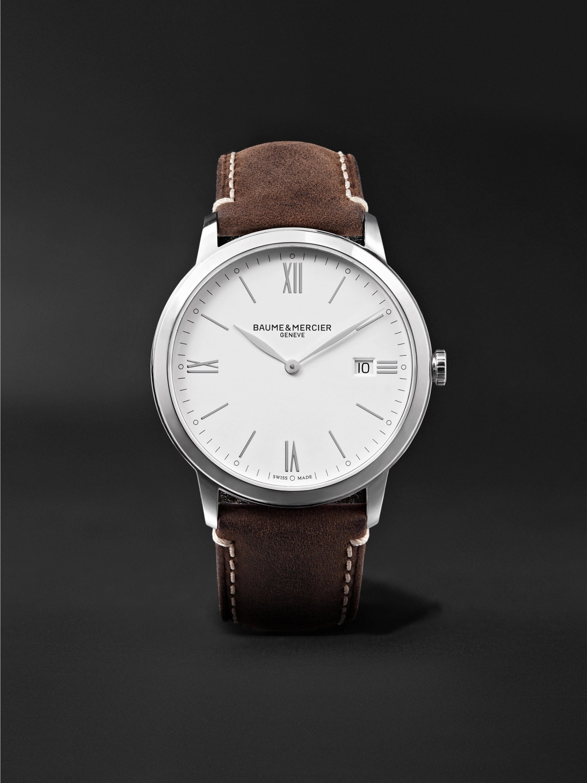 My Classima 40mm Stainless Steel and Leather Watch, Ref. No. 10389