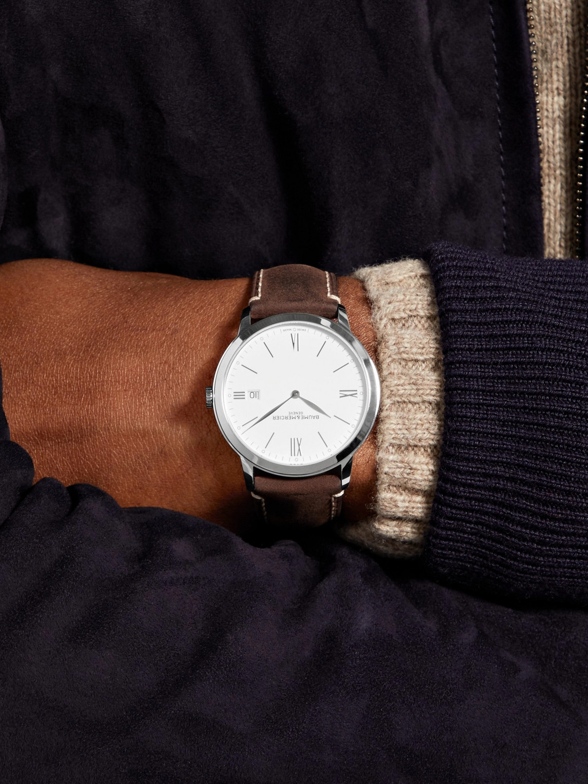 My Classima 40mm Stainless Steel and Leather Watch, Ref. No. 10389 — 2