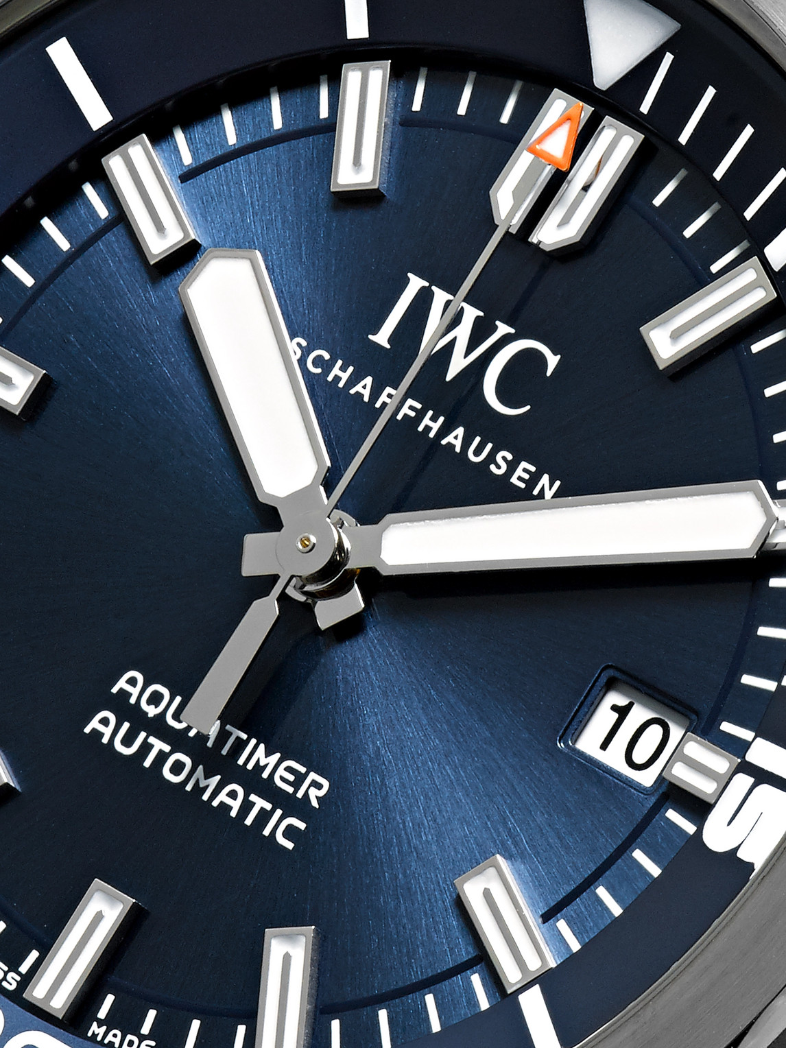 Shop Iwc Schaffhausen Aquatimer Expedition Jacques-yves Cousteau Automatic 42mm Stainless Steel And Rubber Watch, Ref. No. In Blue